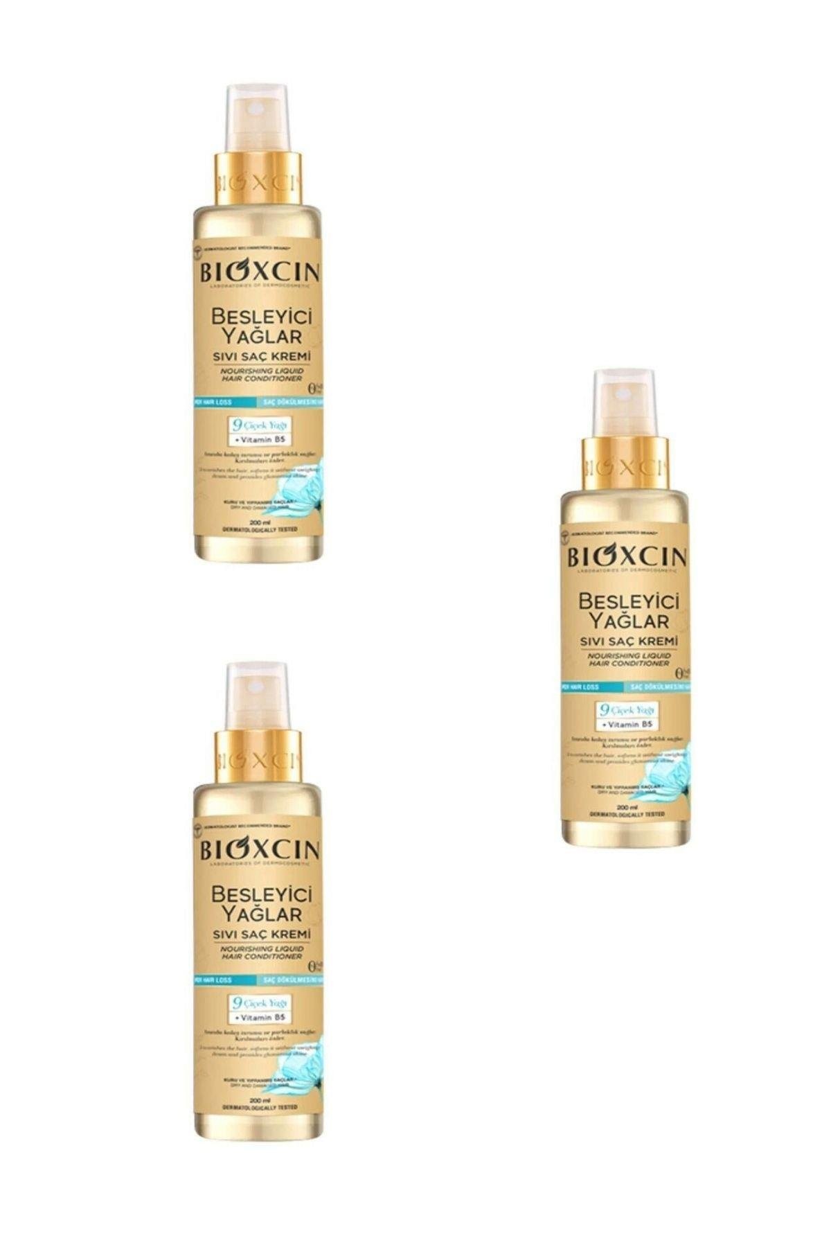 Bioxcin Besleyici Yağlar Sıvı Saç Kremi 200 ml x 3 Adet