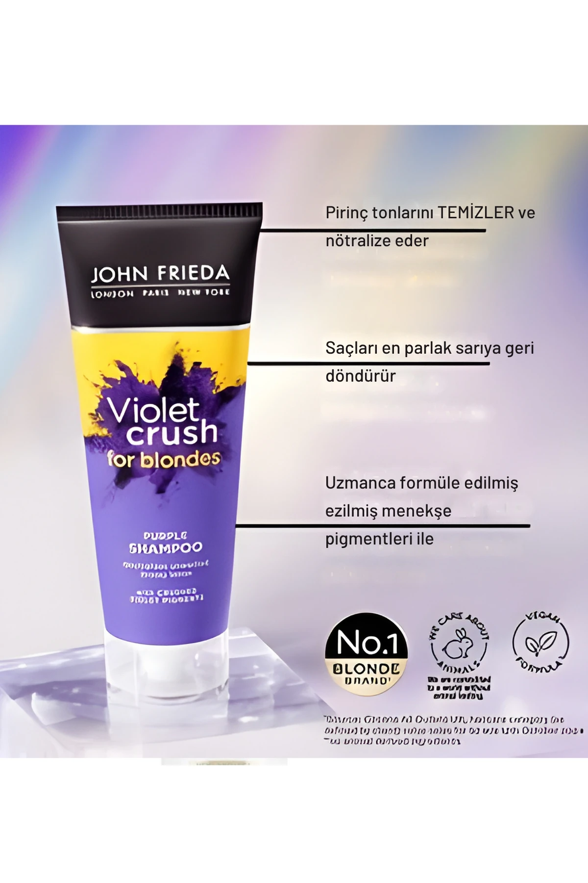 John Frieda Violet Crush Sarı Saçlara Özel Menekşe Özlü Mor Şampuan 250 ml