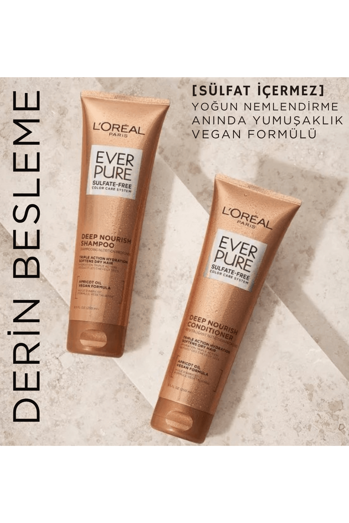 L'Oreal Paris EverCreme (Sülfatsız Derin Besleyici) Şampuan 250ml