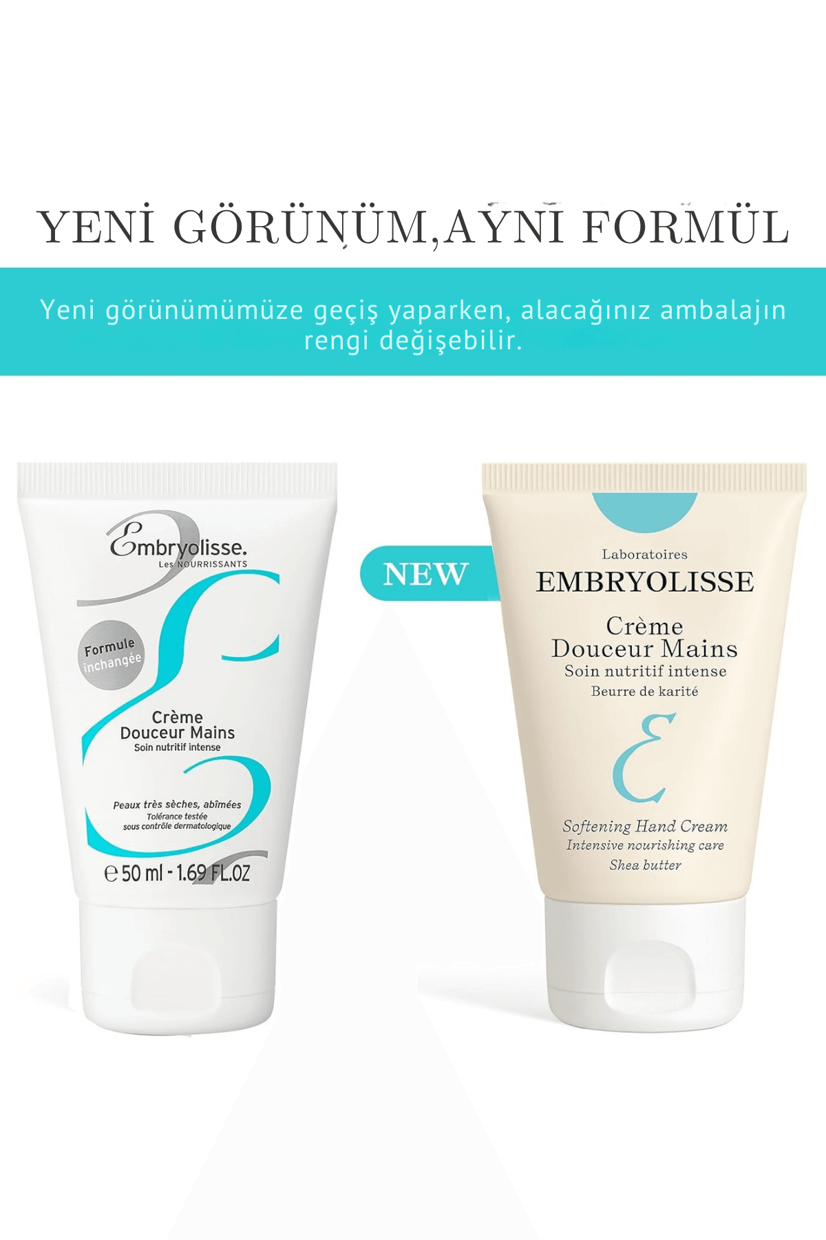 Embryolisse Creme Douceur Mains Hand Cream (Yoğun Onarıcı El Kremi) 50 ml
