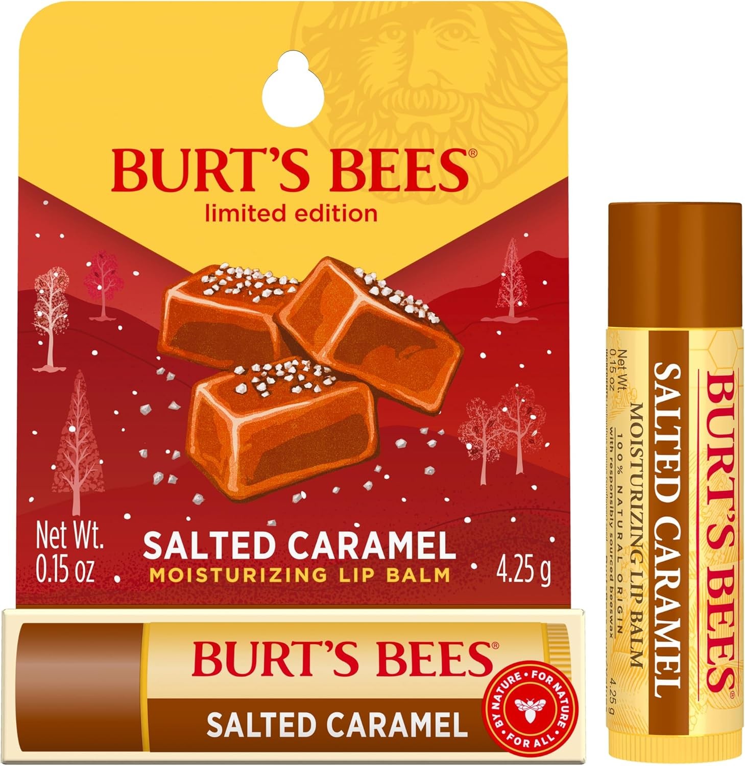 Burt's Bees Salted Caramel (Tuzlu Karamelli) Doğal Dudak Balsamı 4.25g