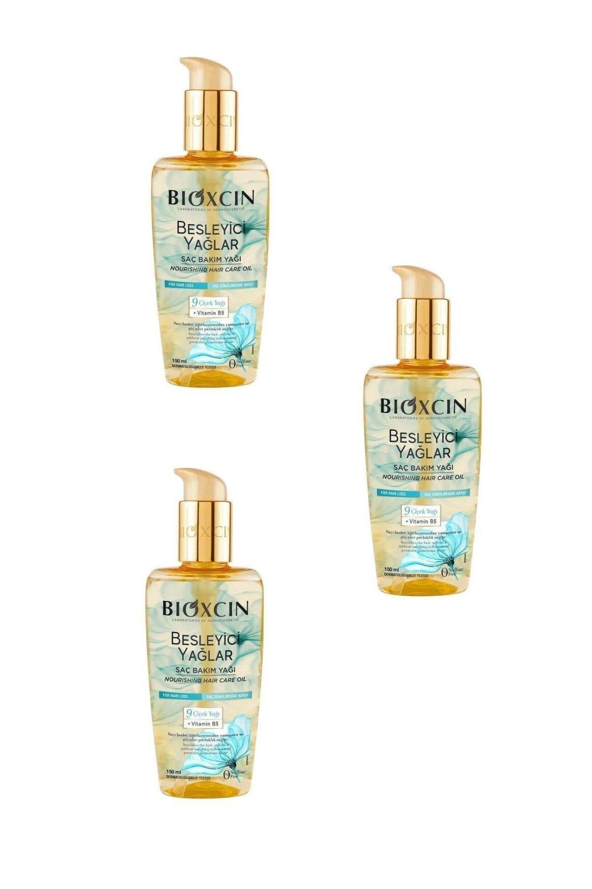 Bioxcin Besleyici Yağlar Saç Bakım Yağı 150 ml x 3 Adet