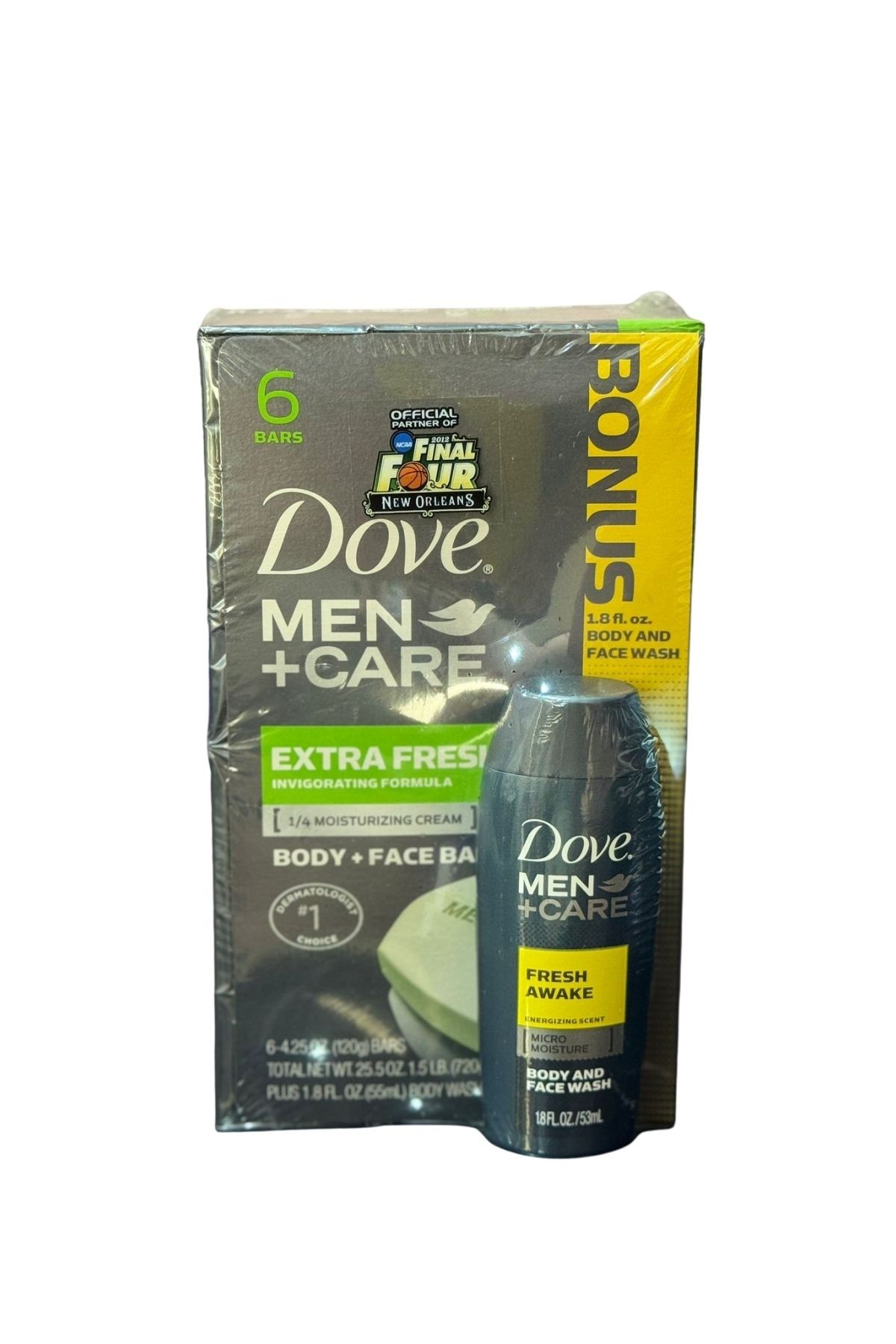 Dove Men +Care Extra Fresh Yüz ve Vücut Sabunu 6x106GR