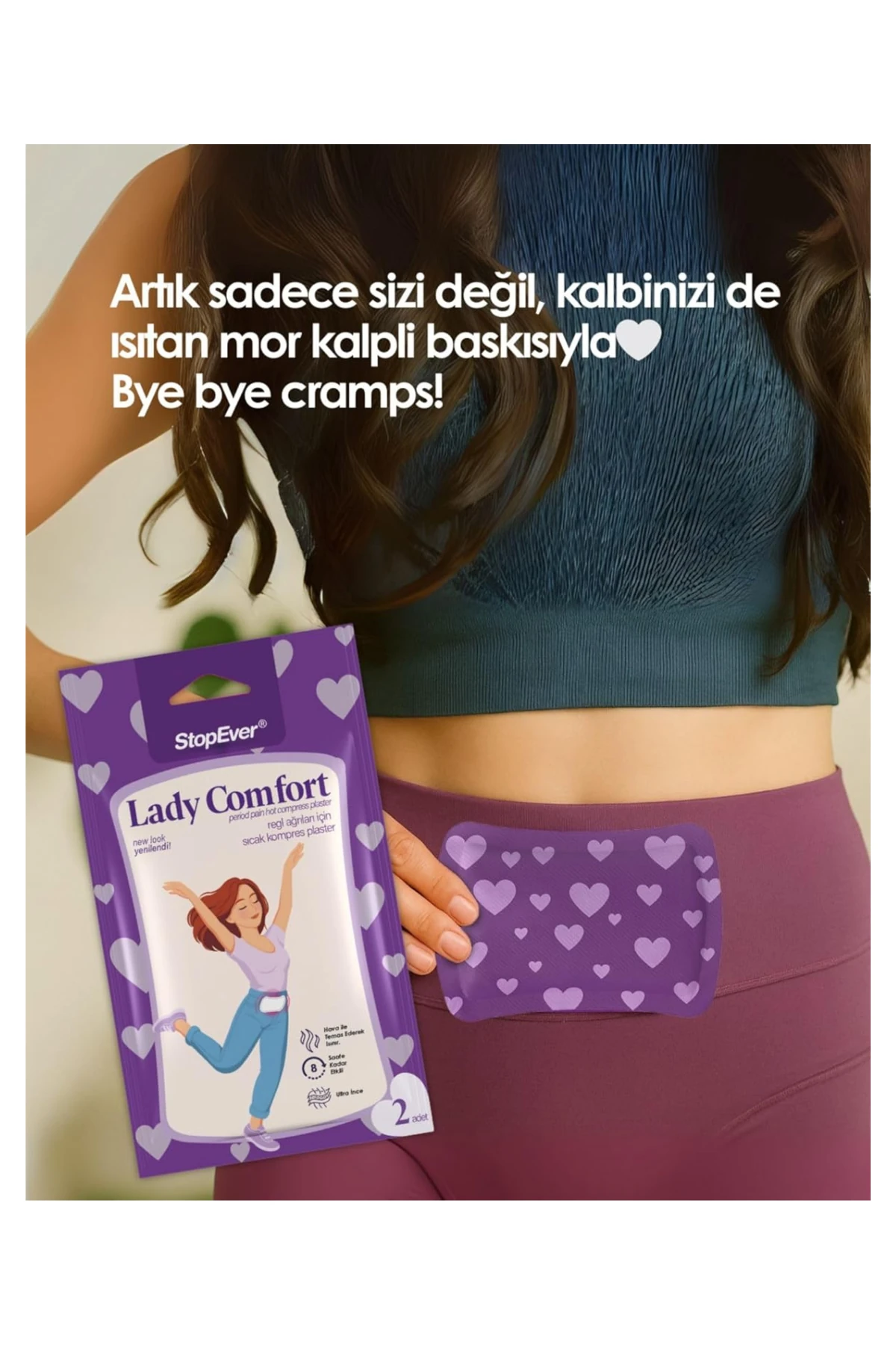 StopEver Lady Comfort Isıtıcı Ped 6'lı Paket 