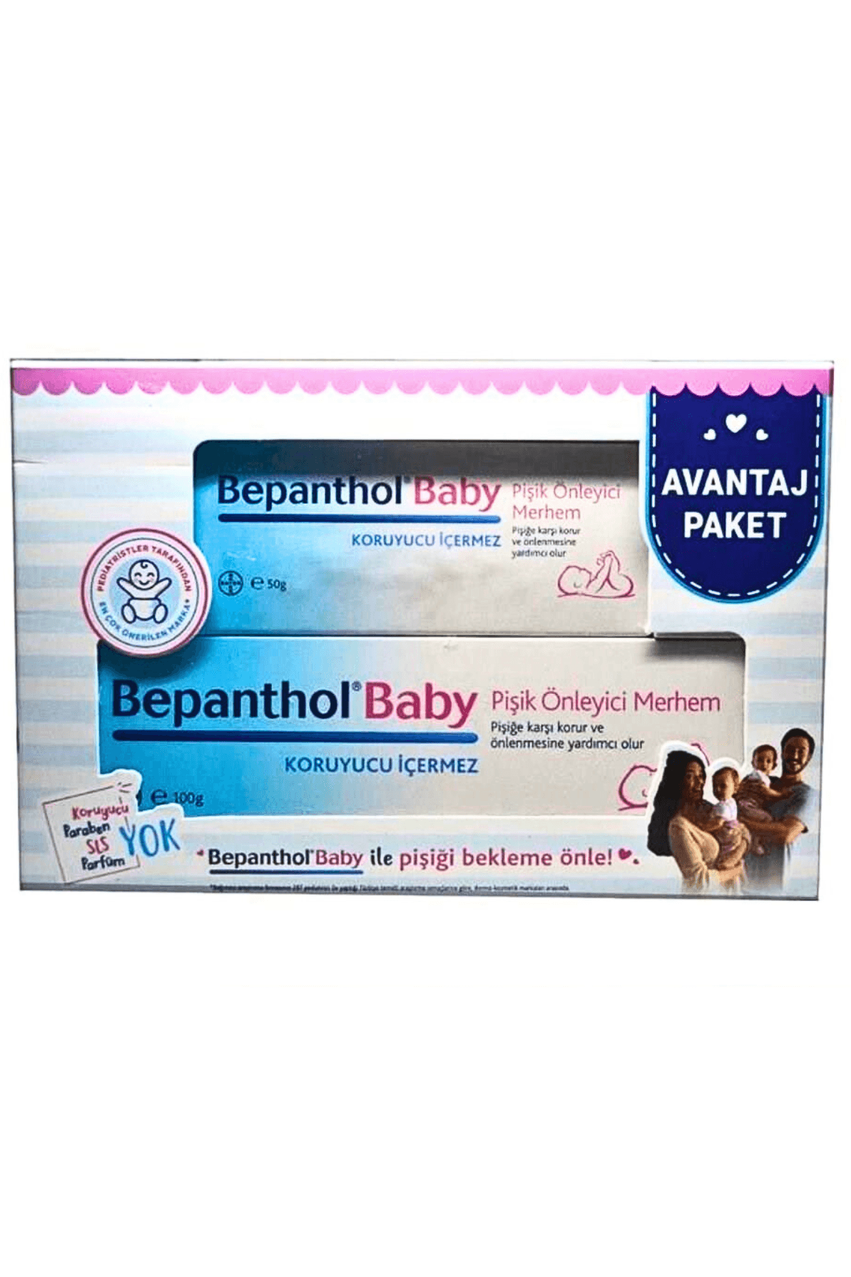 Bepanthol baby pişik önleyici bakım kremi 100 + 50 gr avantajlı paket