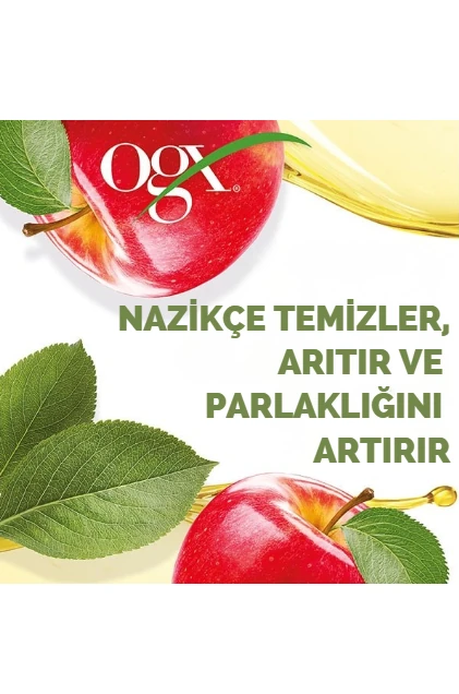 OGX Apple Cider Vinegar Işıltı Veren (Elma Sirkeli, Sülfatsız) Şampuan 385ml