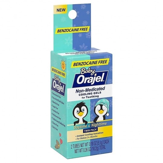 Orajel Baby Diş Çıkarma İçin Bebek Soğutma Jelleri Gündüz ve Gece 0.36 oz 10.2 gr