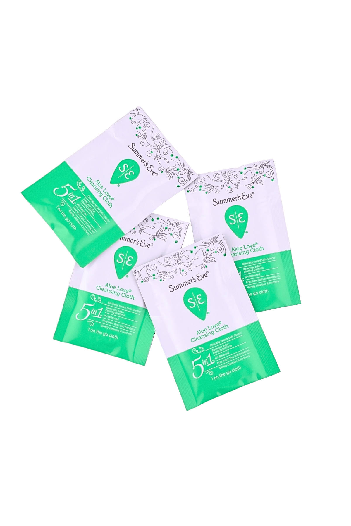 Summer's Eve Aloe Love Cleansing Cloths Sensitive Skin Özel Bölge Temizlik Mendili 16 Adet