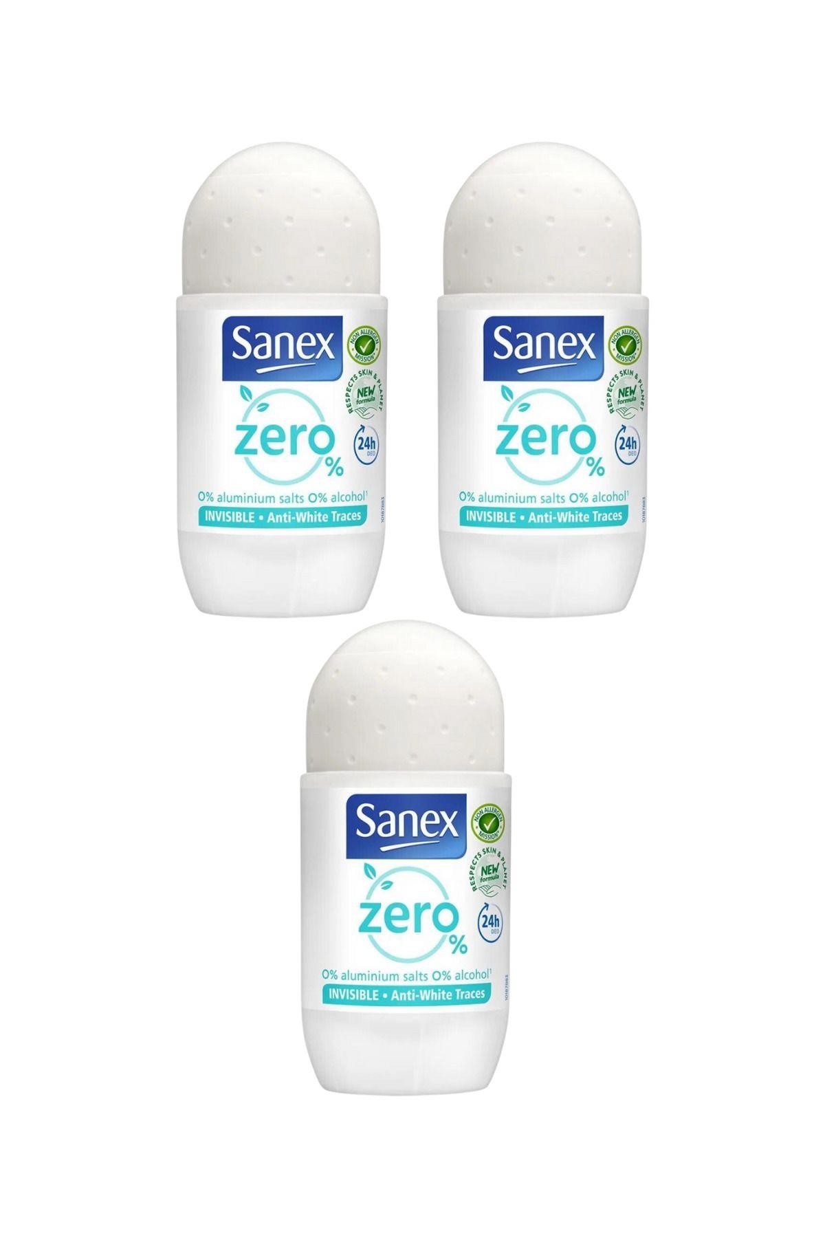 Sanex Zero Invisible Roll-on 50ml (3 Adet)