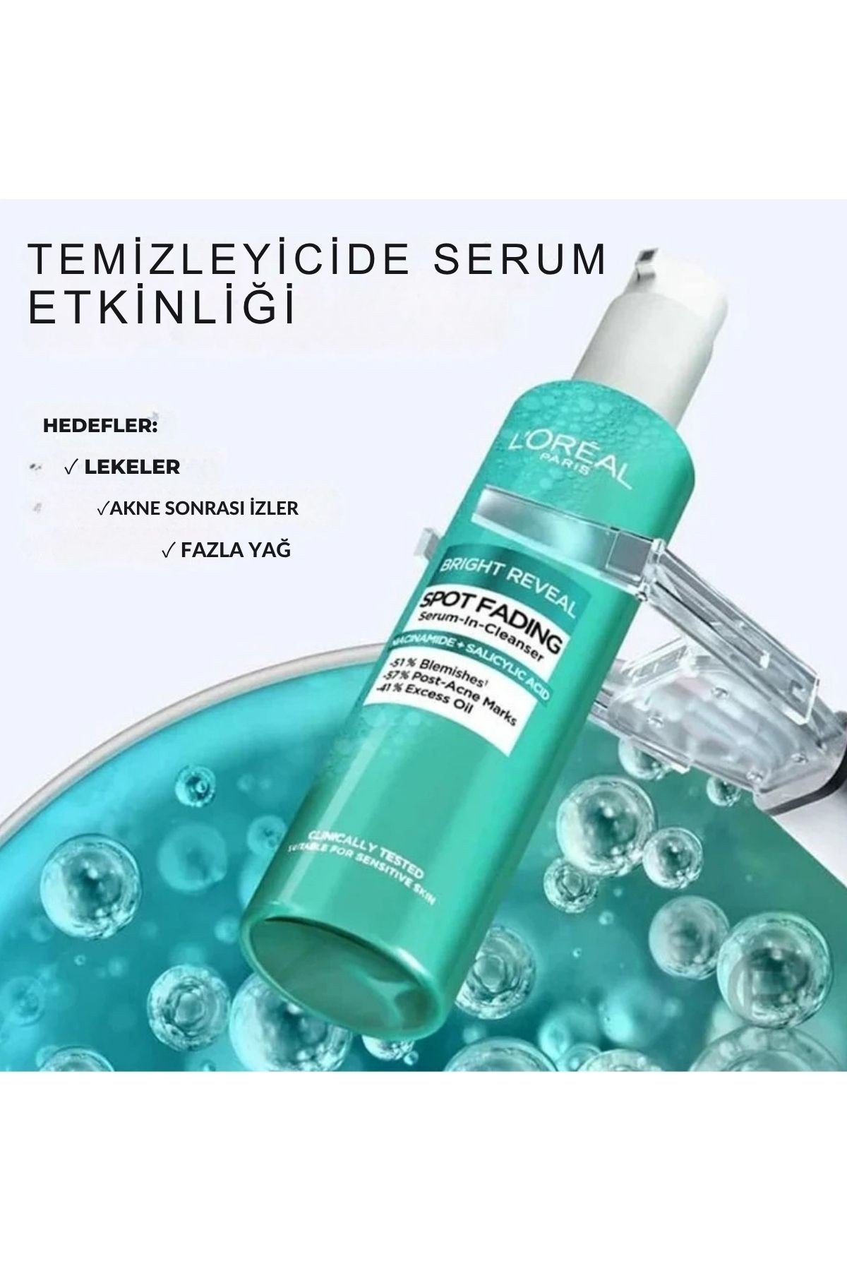 Loreal Bright Reveal Leke Giderici Serum Temizleyici 150ml