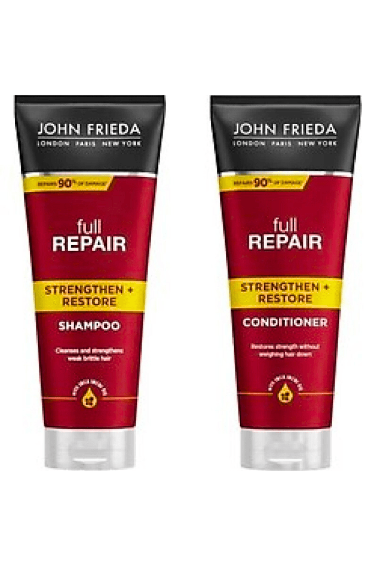 John Frieda Full Repair Hassas Ve Hasar Görmüş Saçlar Için Onarıcı Saç Şampuanı + Saç Kremi 2 li Avantaj Seti