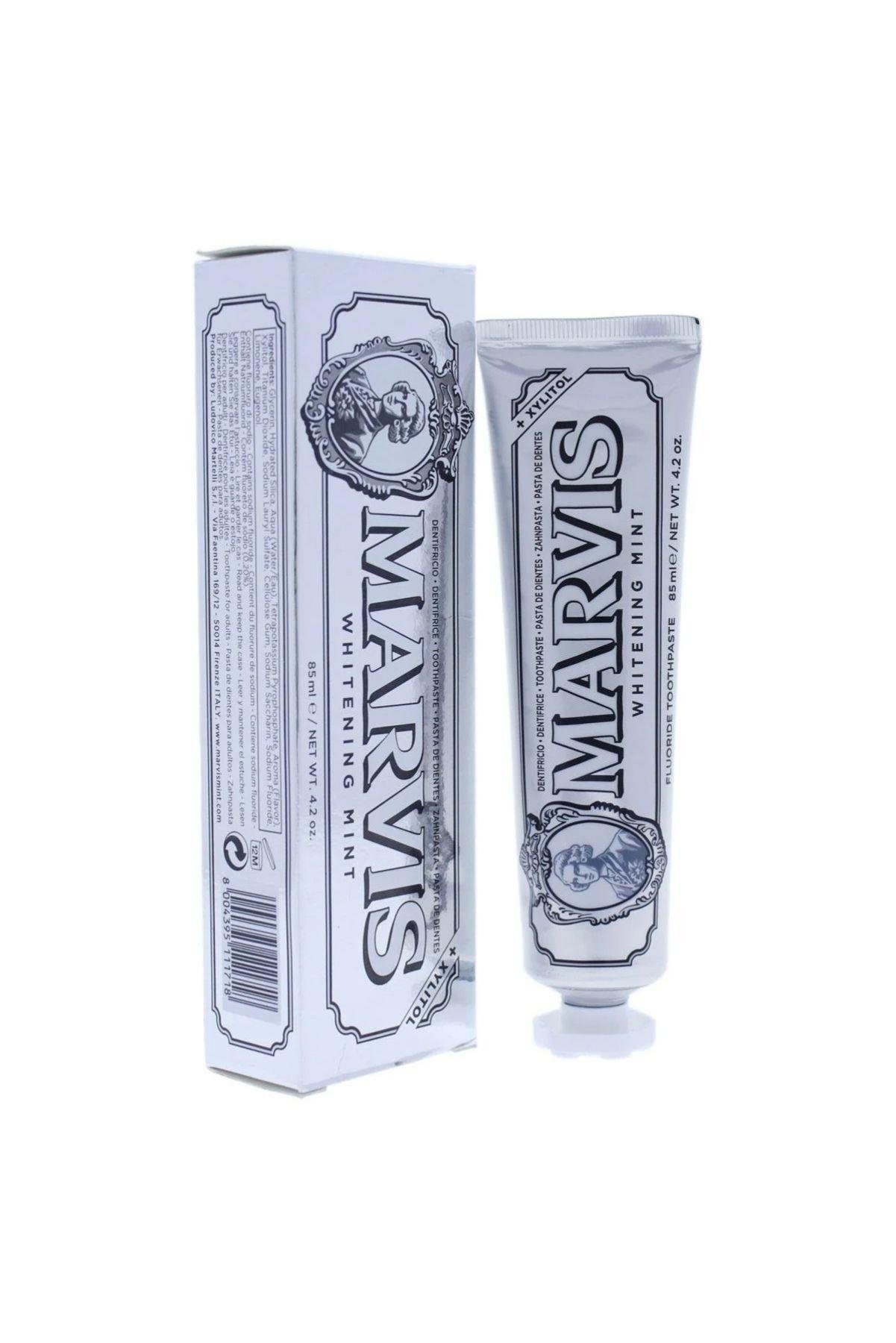 Marvis Smokers Whitening Mint Naneli (Sigara İçenler İçin)  Diş Macunu 85ml