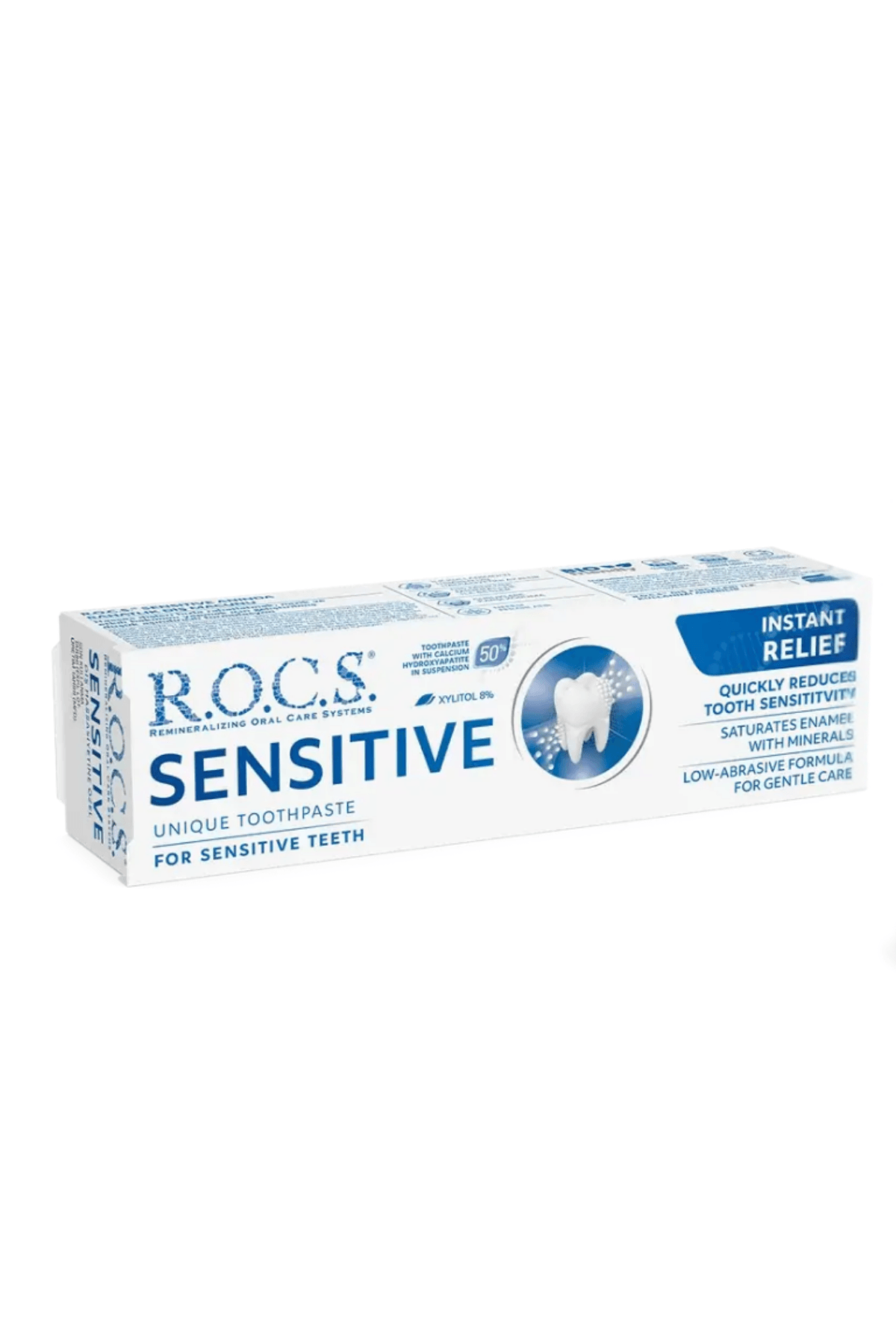 Rocs Sensitive Instant Relief Hassasiyete Karşı Diş Macunu (Florürsüz) 75ml