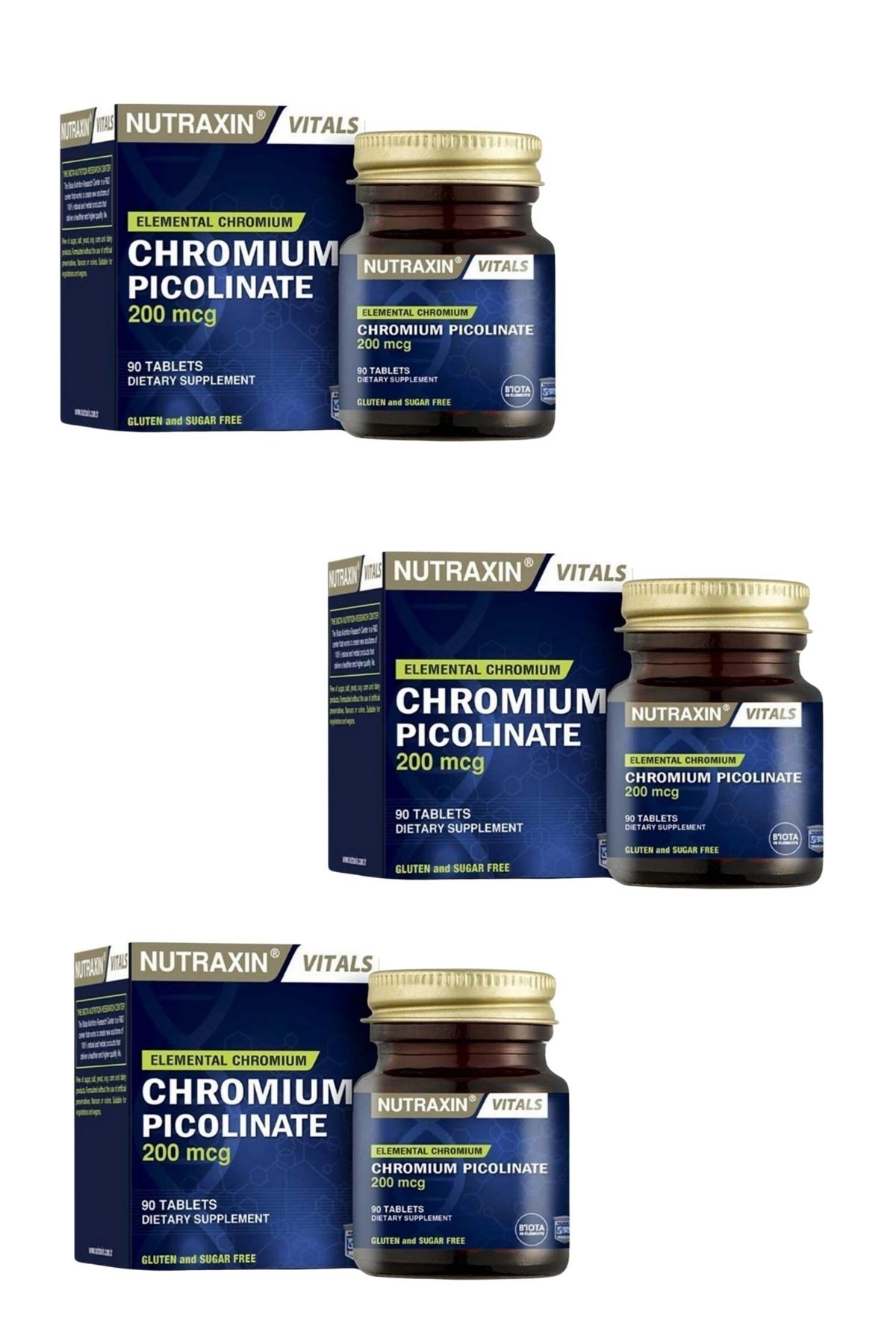 Nutraxin Chromium Picolinate 90 Kapsül