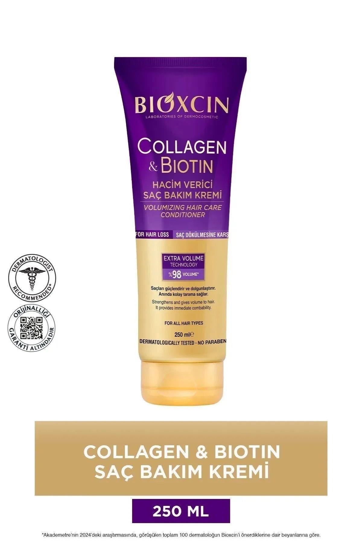 Bioxin Collagen & Biotin Ekstra Hacim Şampuanı 300ml + Saç Bakım Yağı + Saç Kremi + Sıvı Saç Kremi