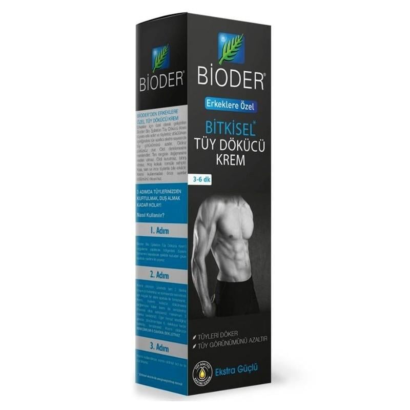 Bioder Erkekler İçin Tüy Dökücü Krem 100ml