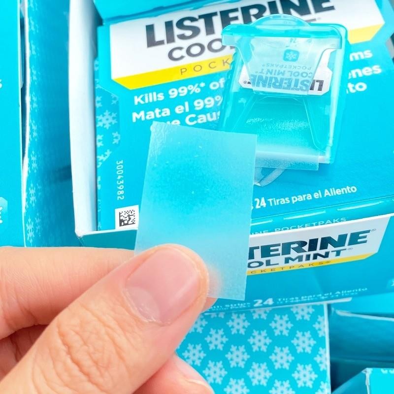 Listerine Cool Mint Damak Strips (Soğuk Nane) Tekli 24 Yaprak