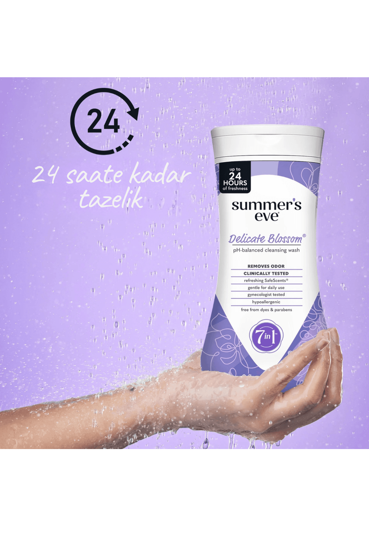 Summer's Eve Delicate Blossom (Narin Çiçek) Özel Bölge Temizleyici Yıkama Jeli 266 ML