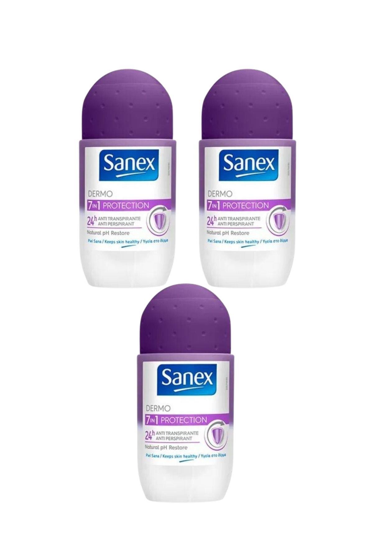 Sanex Dermo 7in1 Protectıon Roll-on 50ml (3 Adet)