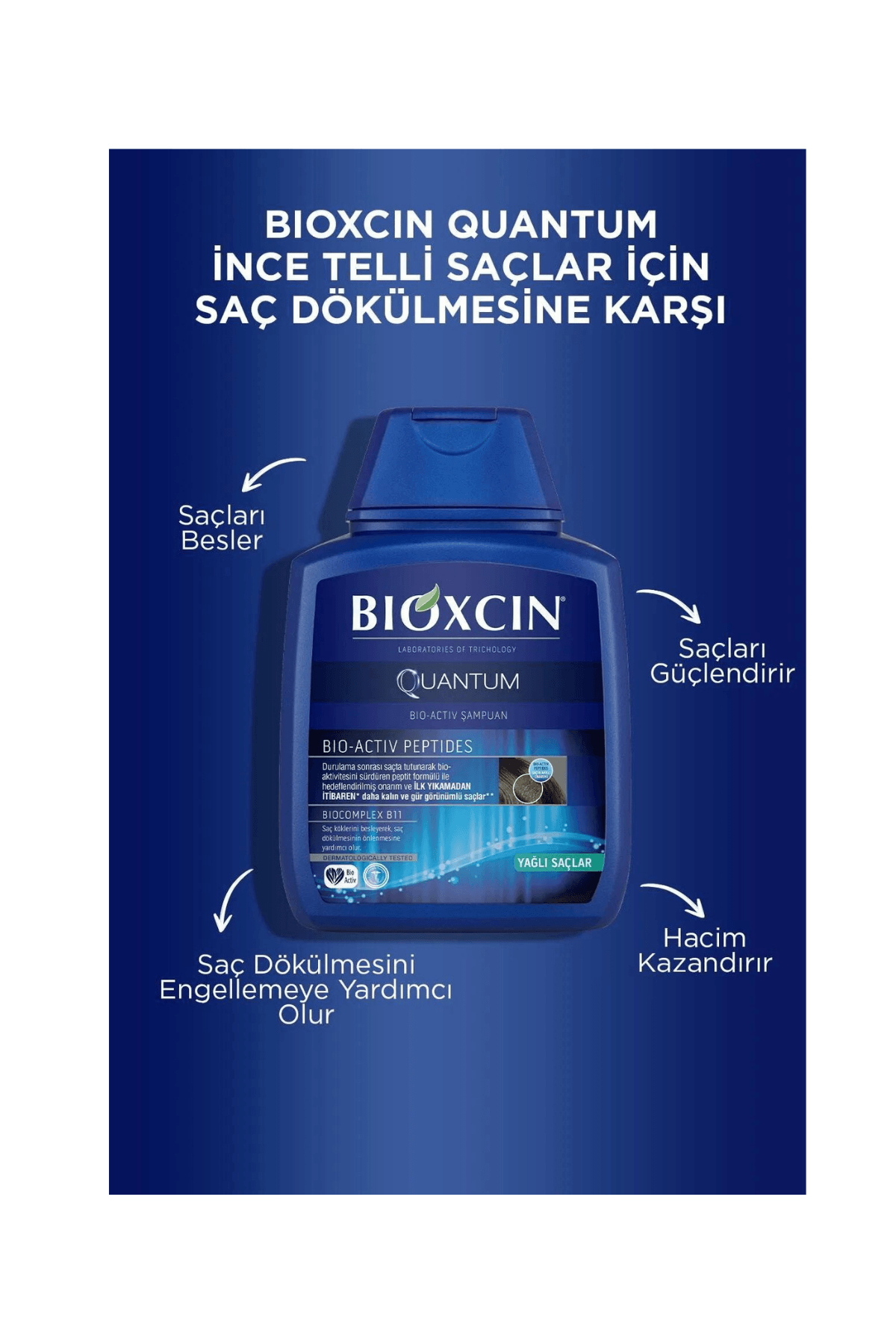 Bioxcin Quantum Şampuan 3al 2öde (Yağlı Saçlar) 3x300 ml