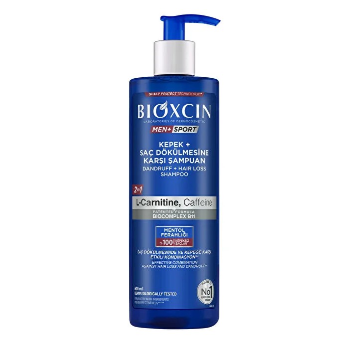 Bioxcin Men Sport Kepe ve Saç Dökülmesine Karşı Şampuan 500 ml