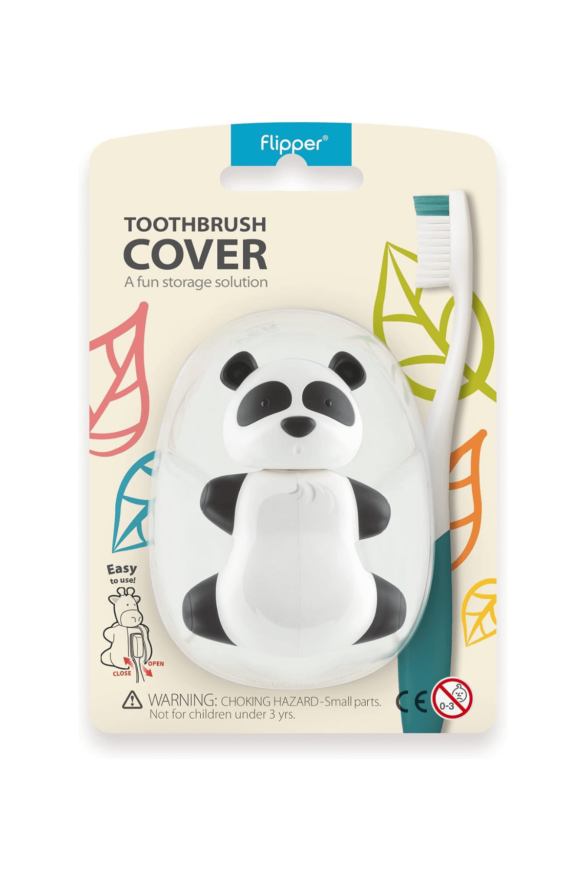 Flipper Panda Diş Fırçası Kabı (3 yaş üstü)