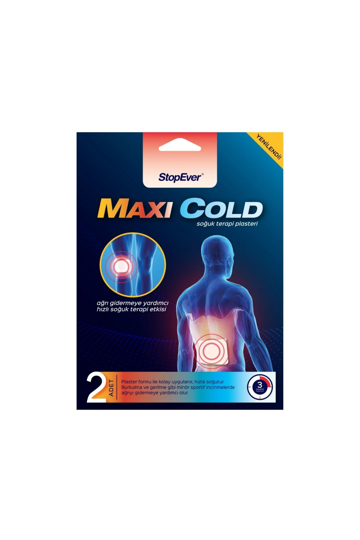 StopEver Maxi Cold Soğuk Terapi Plasteri 6'lı Paket