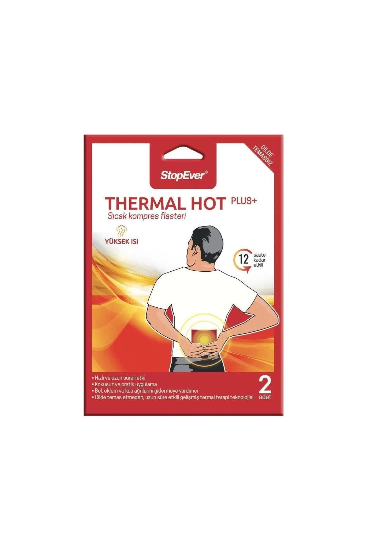 StopEver Thermal Hot Plus+ Sıcak Kompres Flasteri