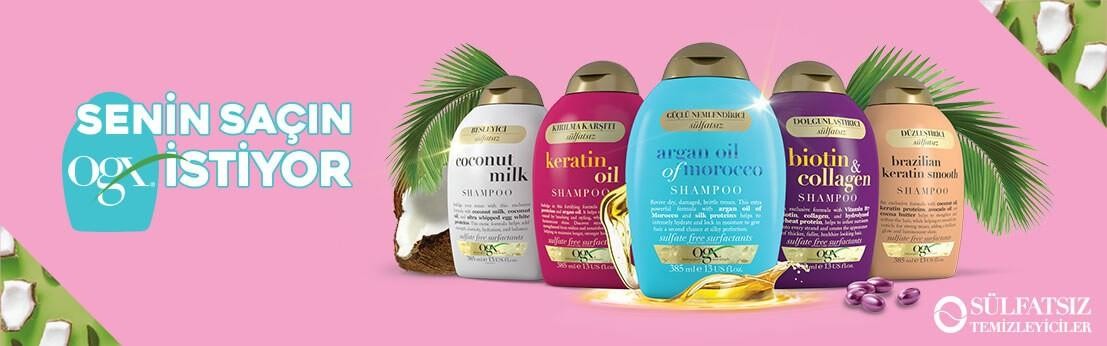 OGX Keratin Oil (Kırılma Karşı Argan Yağı) Sülfatsız Şampun 385ml