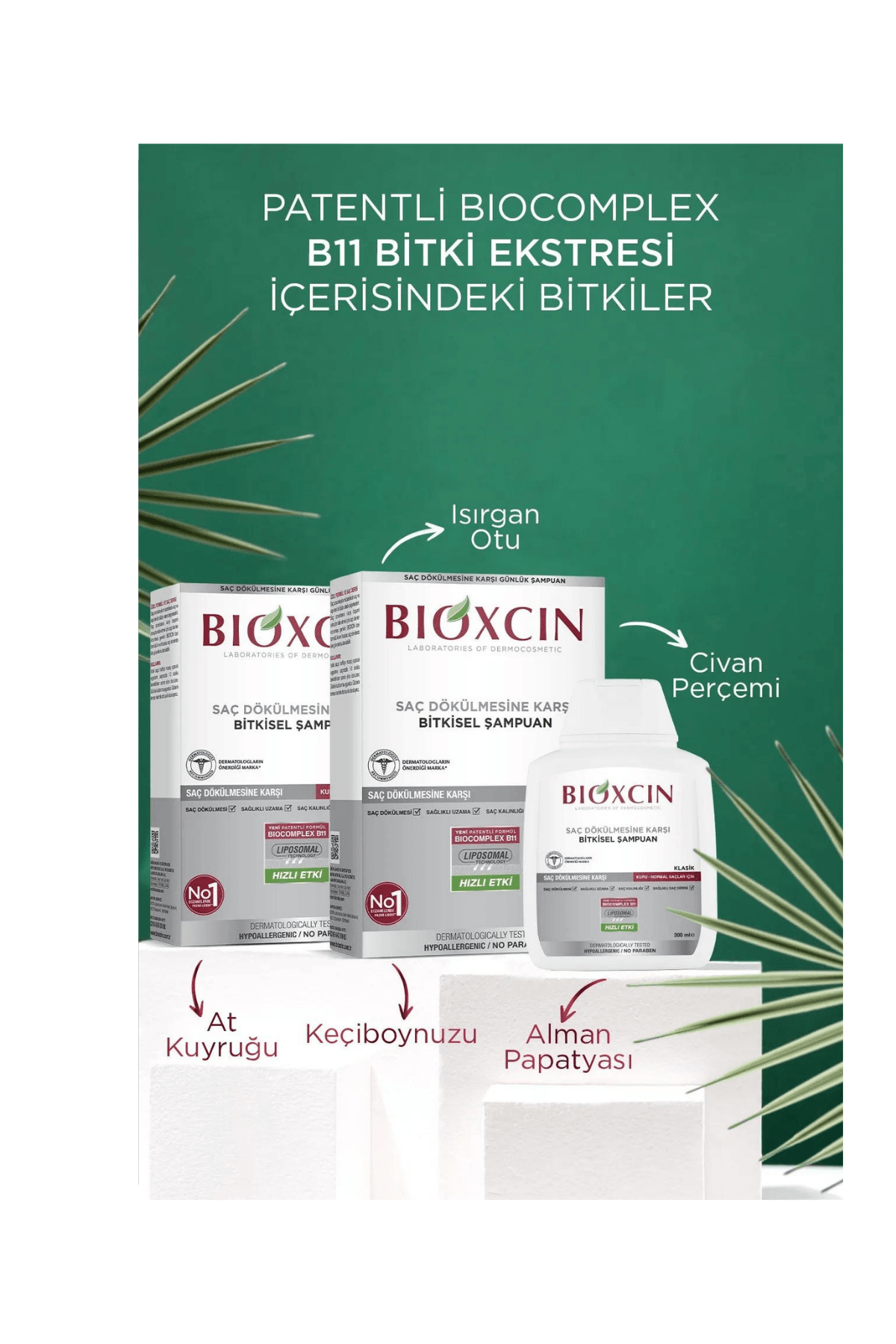 Bioxcin Genesis 3 x 300ml  3 Al 2 Öde Yağlı Saçlar İçin Şampuan