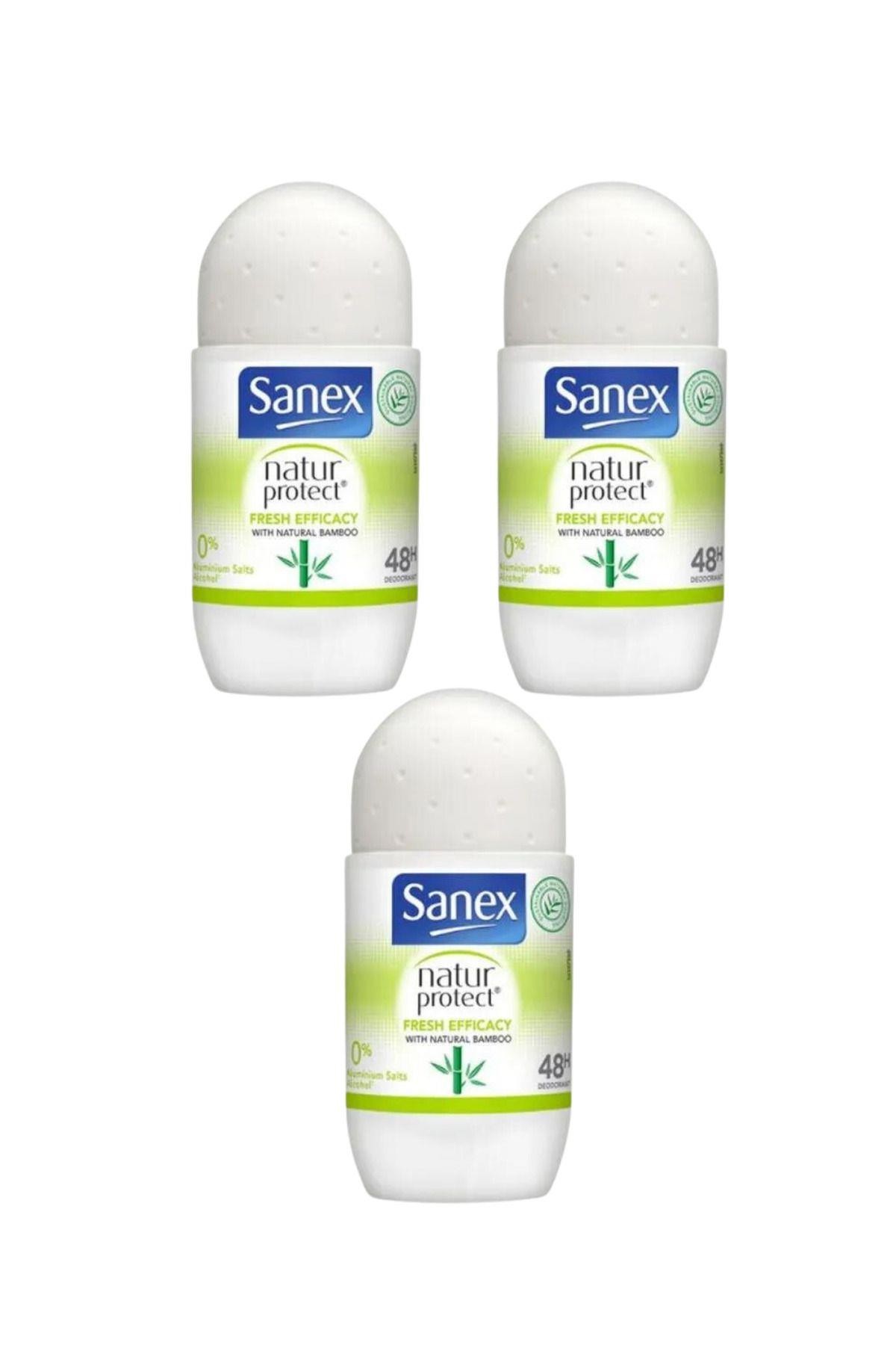 Sanex Natur Protect Fresh Effıcacy Roll-on 50 ml (3 Adet)