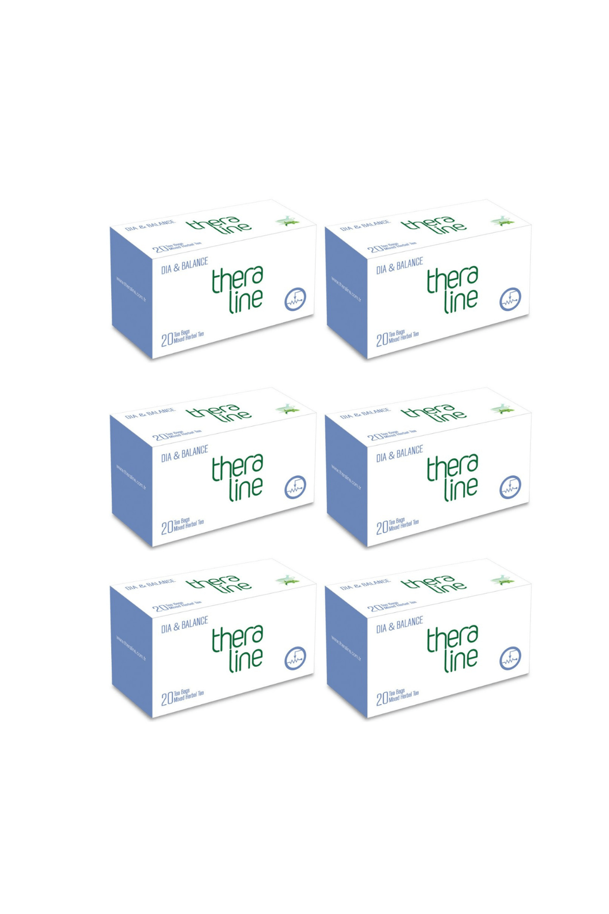 Theraline Dia & Balance (İnsülin Direnci) Bitki Çayı Süzen Poşet (6 Kutu) 120 Adet