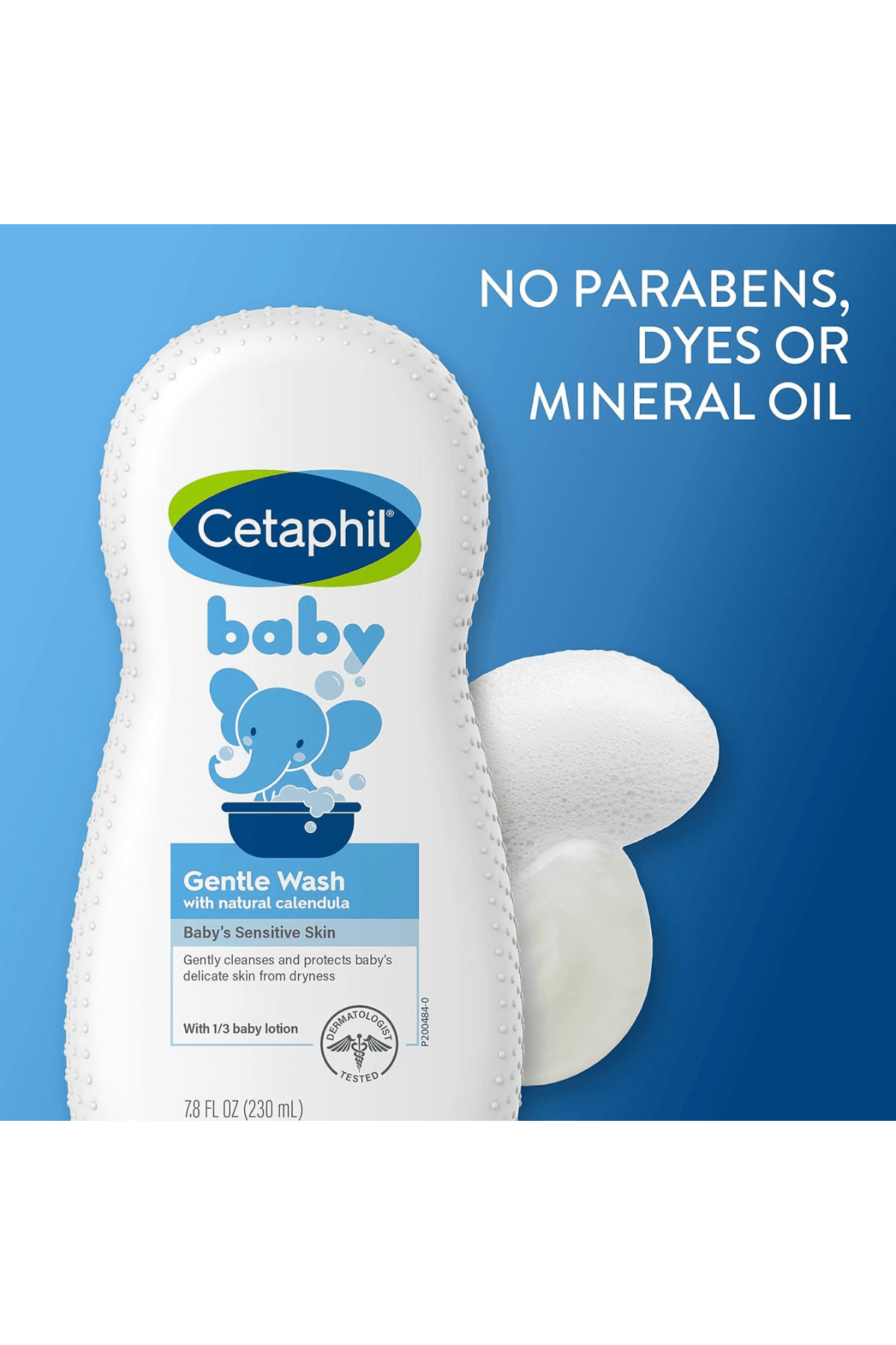 Cetaphil Baby Gentle Wash with Natural Calendula (Bebek Vücut Yıkama - Losyonu) 7.8 fl oz 230ml