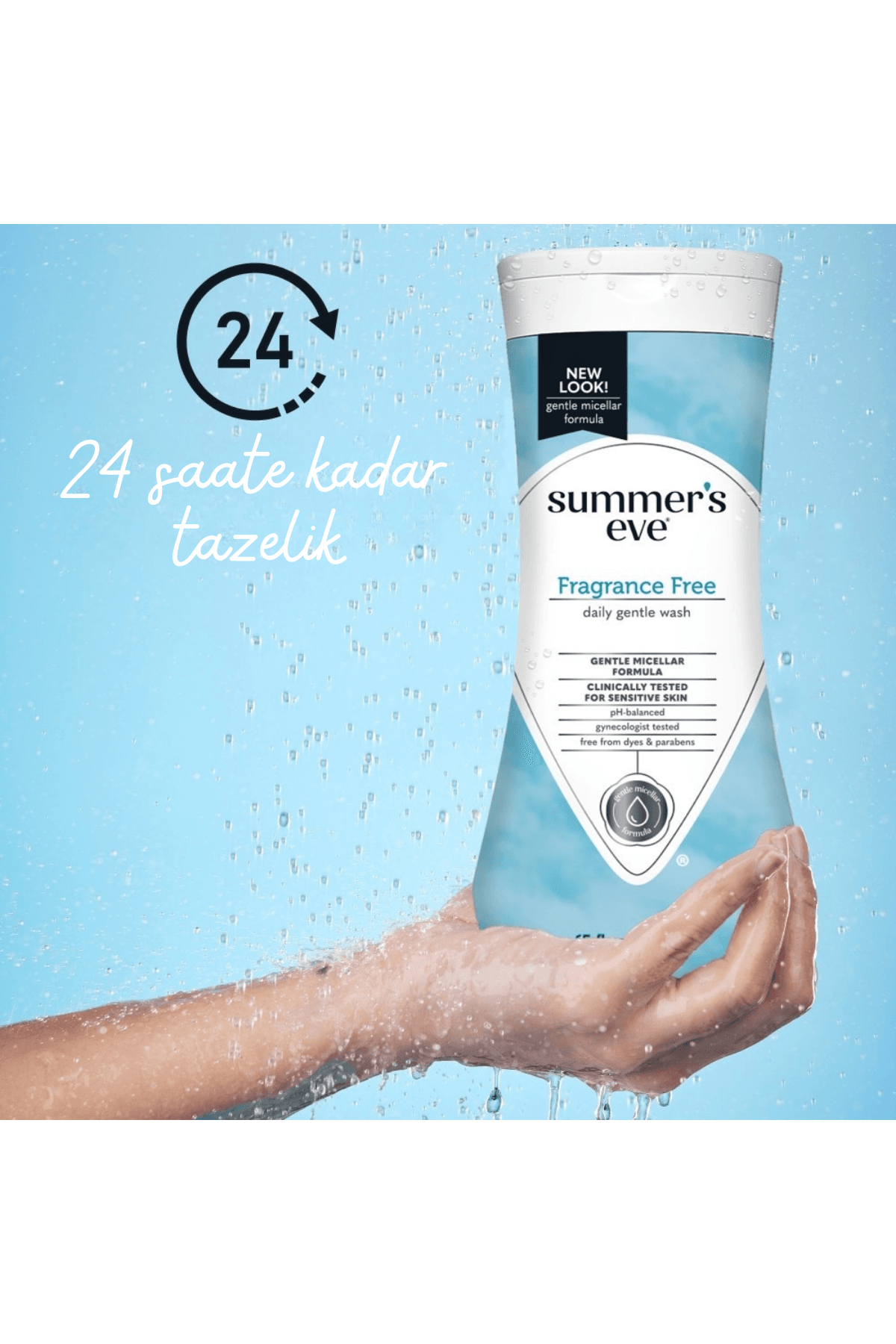 Summer's Eve Fragrance Free (Kokusuz) Özel Bölge Temizleyici Yıkama Jeli 444 ML