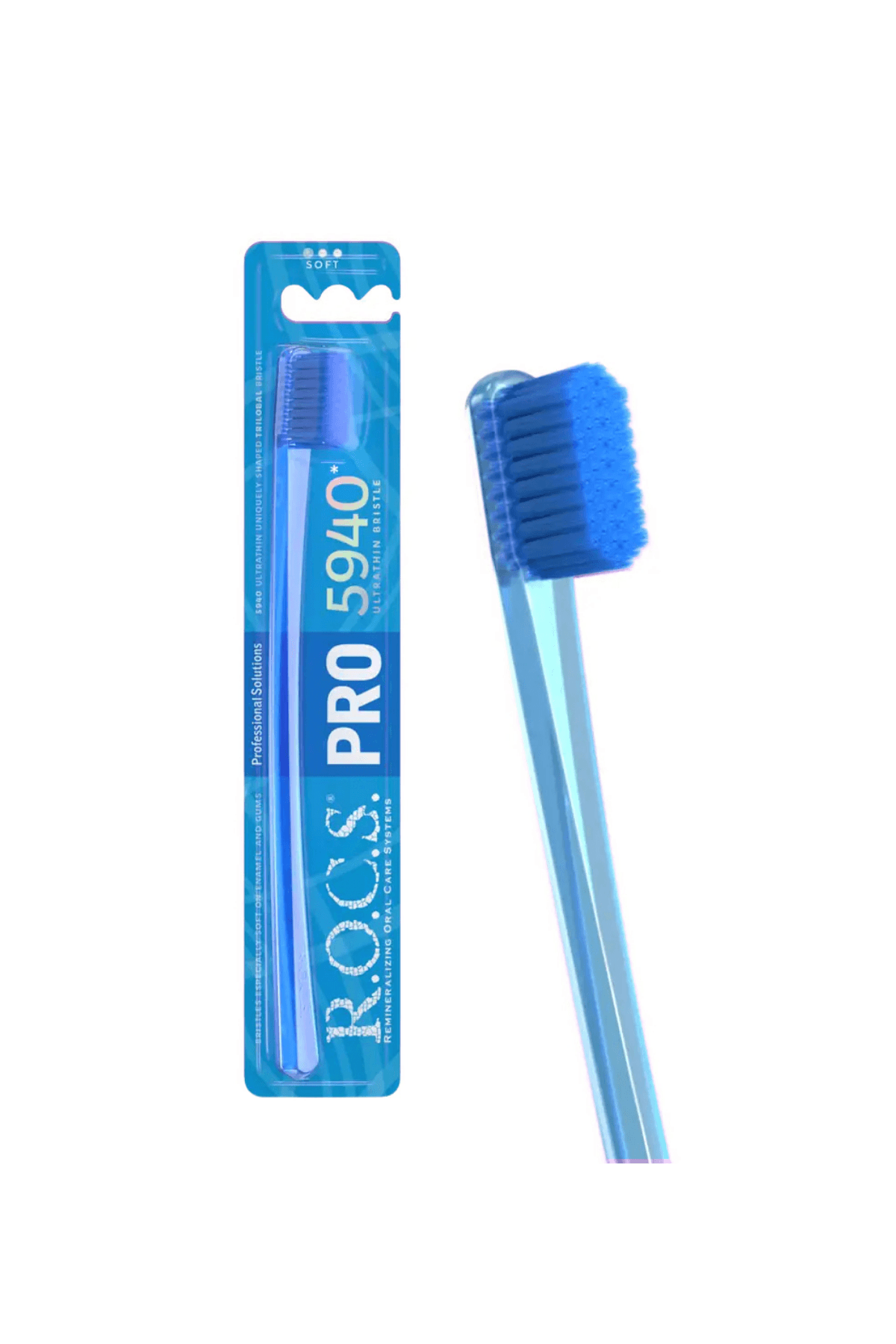 ROCS Pro 5940 Soft Diş Fırçası Mavi (1 Adet)