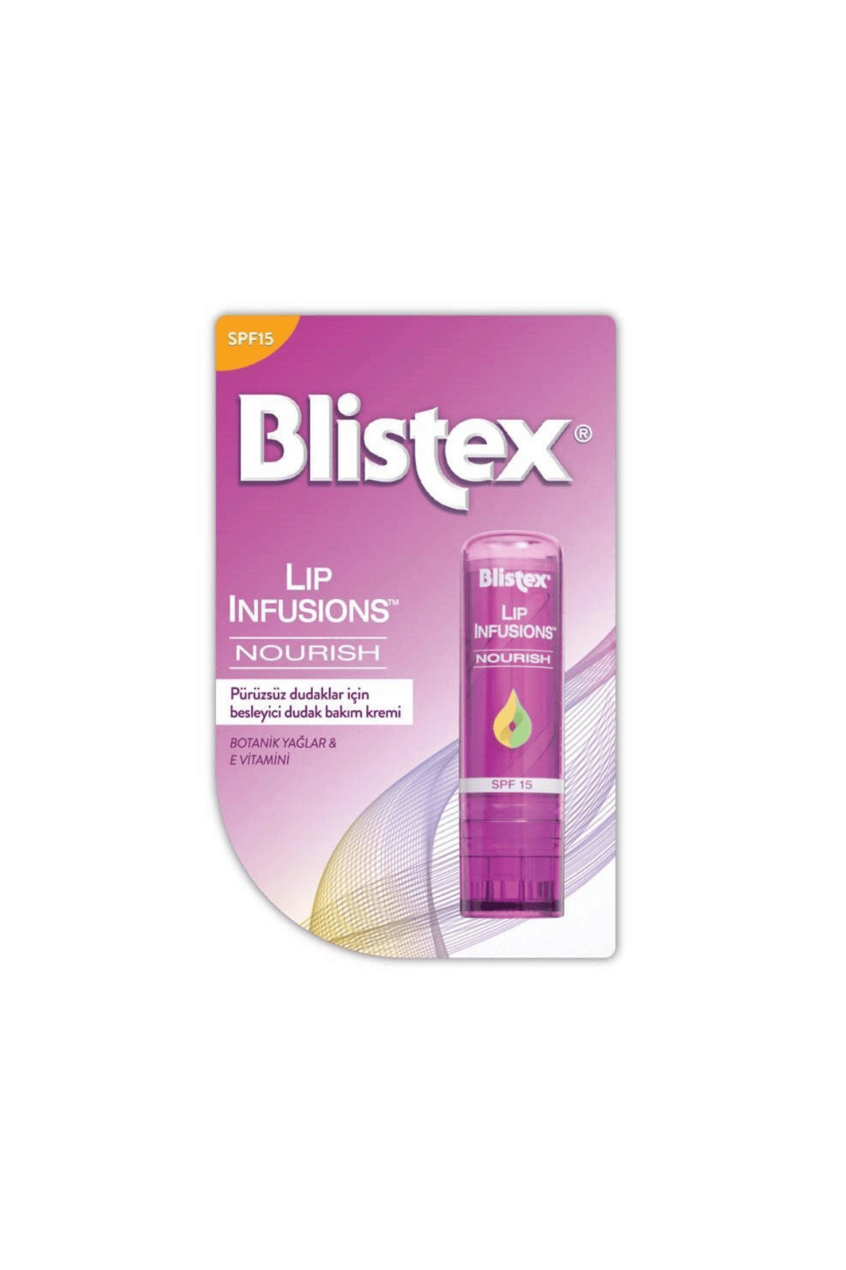 Blistex  Infusions Nourish Pürüzsüz Dudak Bakım Lip SPF15 3,7 gr