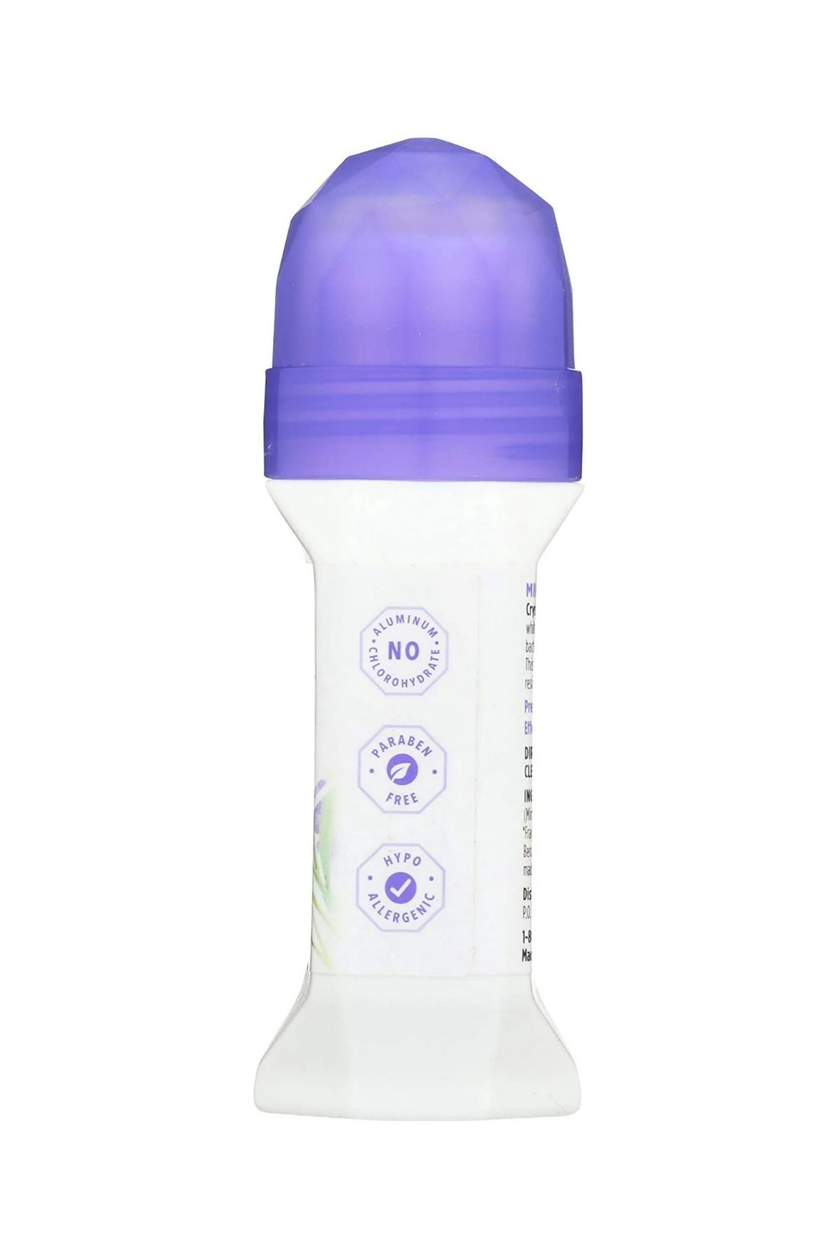 CRYSTAL Mineral Açık, Lavanta & Beyaz Çay (Aleminyum, Paraben Yok)  Deodorant Roll-On 66ml