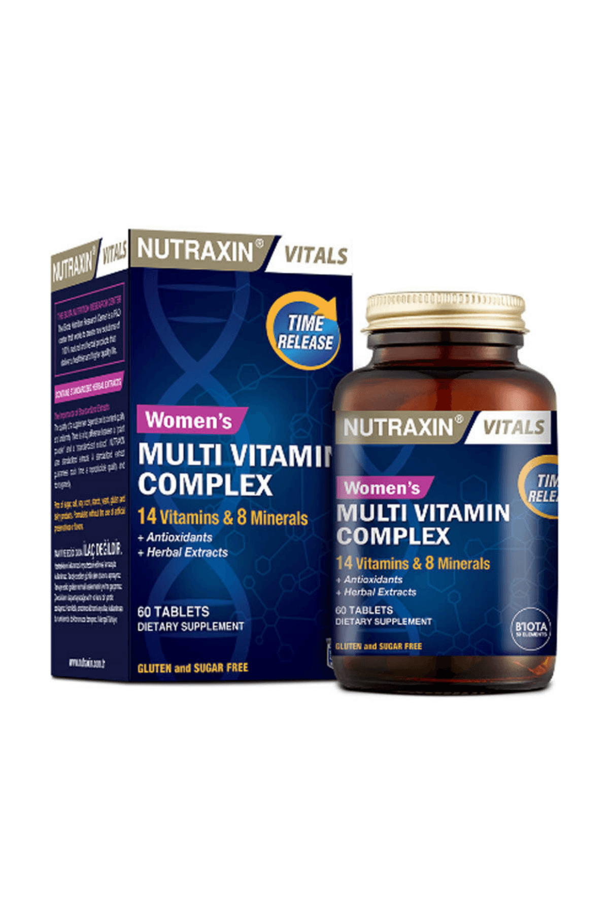 Nutraxin Womens (Kadın) Multi Vitamin Complex 60 Tablet