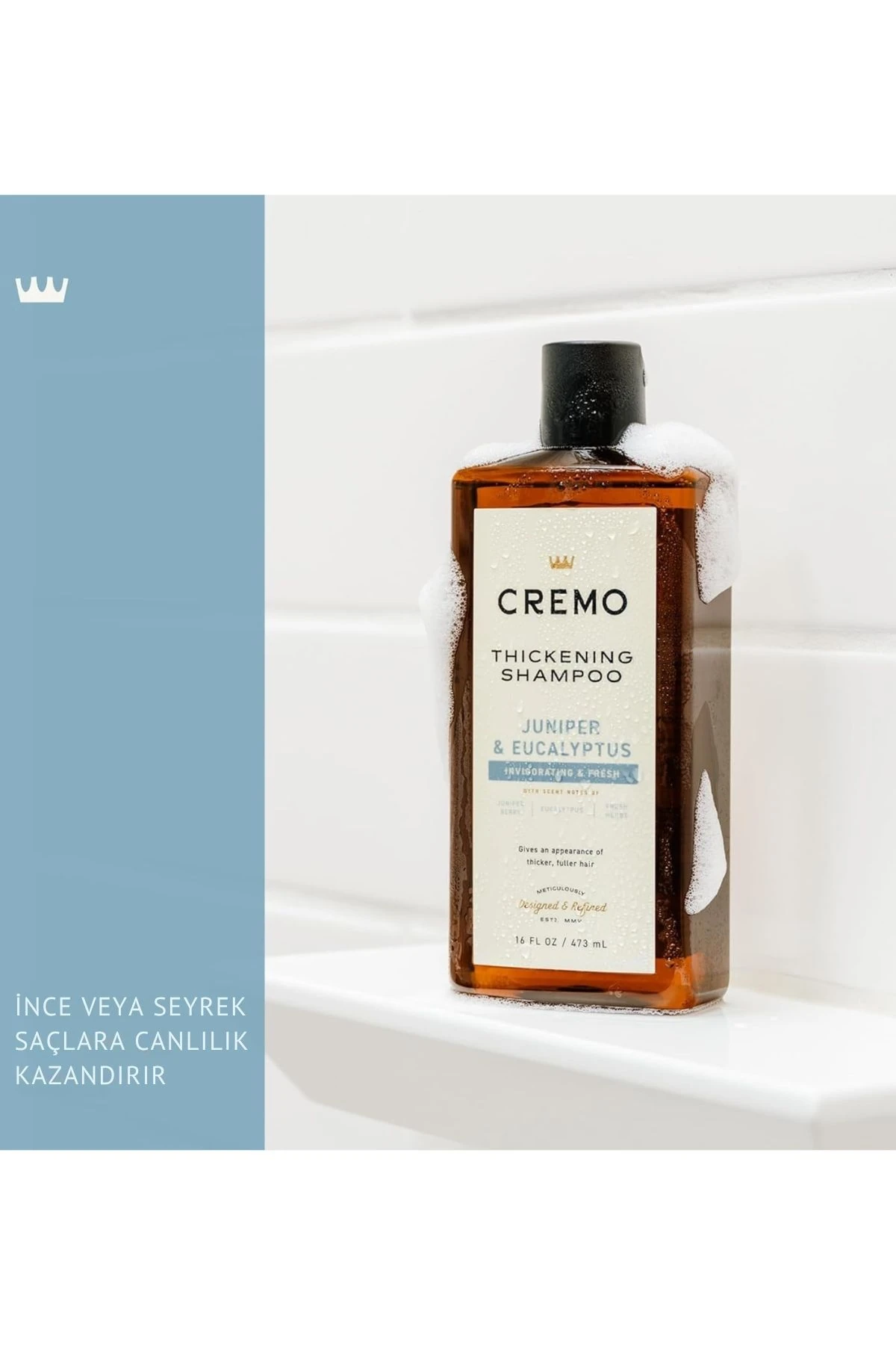 Cremo Ardıç ve Okaliptüs Kalınlaştırıcı Şampuan 473ml