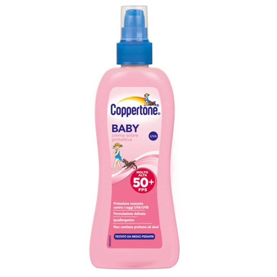 Coppertone SPF 50+ (Parfümsüz, Alkolsüz) Bebek Güneş Kremi 200 ml