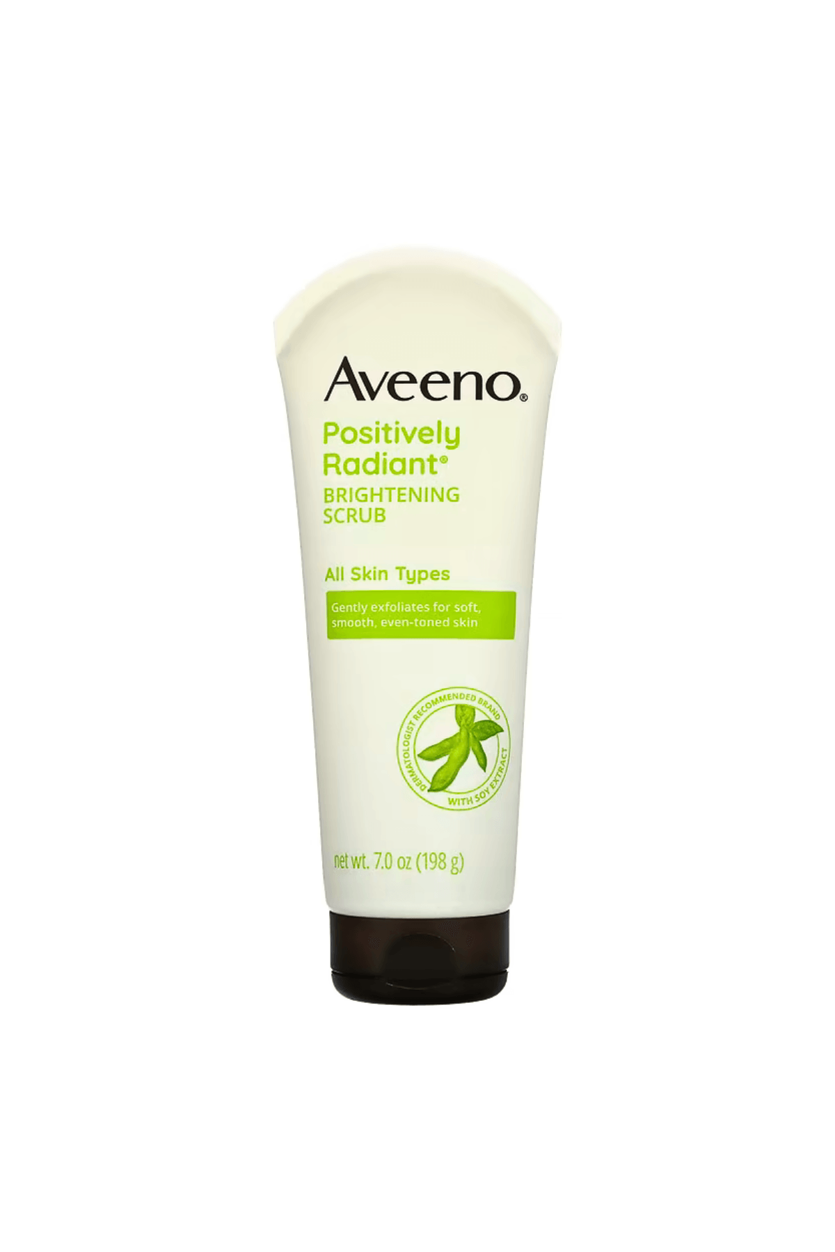 AVEENO Positively Radiant Cilt Aydınlatıcı Peeling Günlük Yüz Peelingi Nem Zengini Soya Özü 7.0 oz 198gr