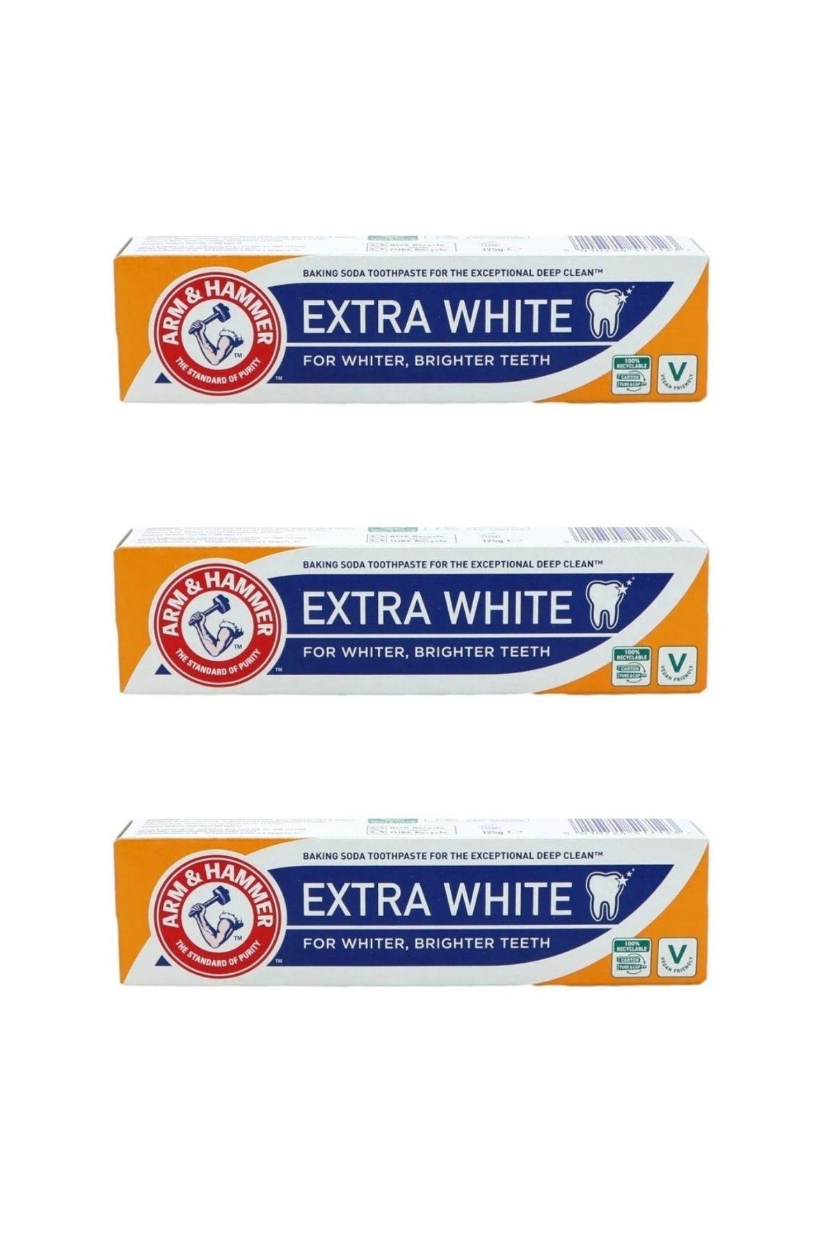 ARM & HAMMER Extra Whıte (Soda ve Florür İçeren ) Extra Beyaz Diş Macunu 125ml