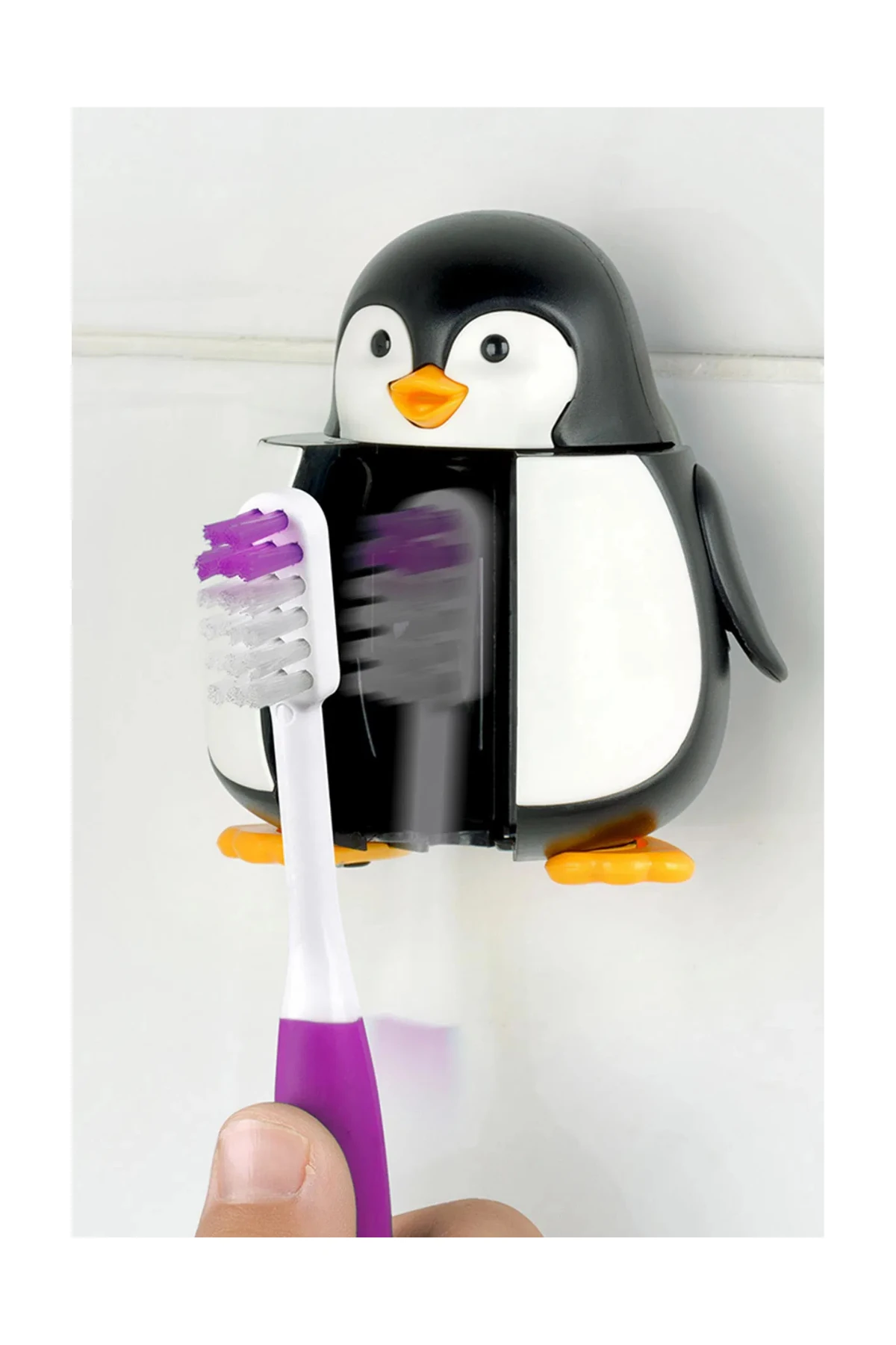 Flipper Penguen Diş Fırçası Kabı (3 yaş üstü)