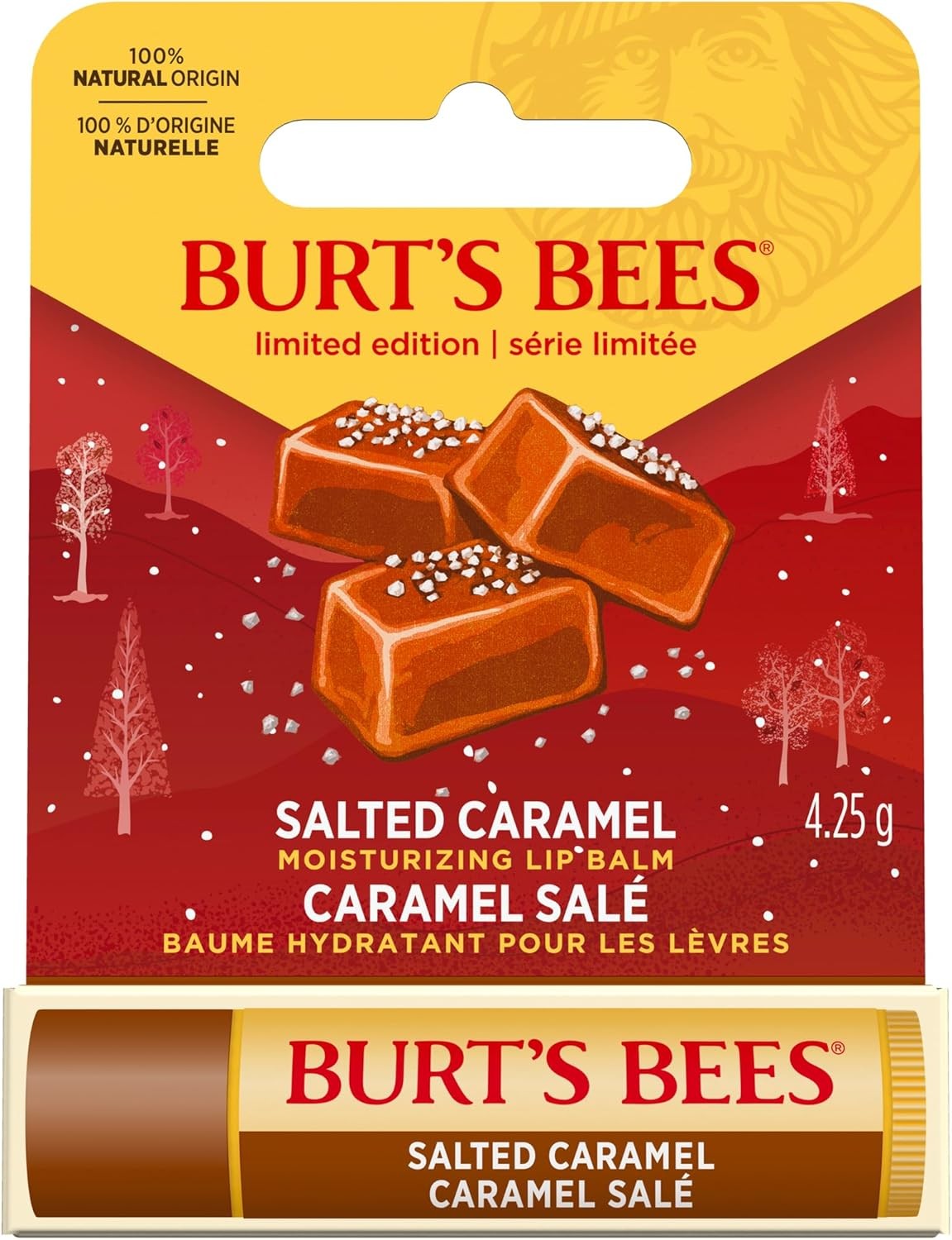 Burt's Bees Salted Caramel (Tuzlu Karamelli) Doğal Dudak Balsamı 4.25g