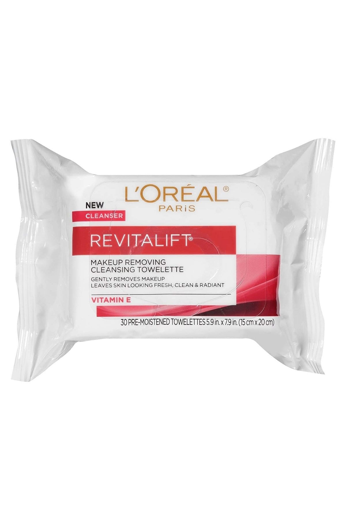 L'Oreal Paris Skincare Revitalift Makyaj Temizleme Mendili E Vitamini, 30 Adet