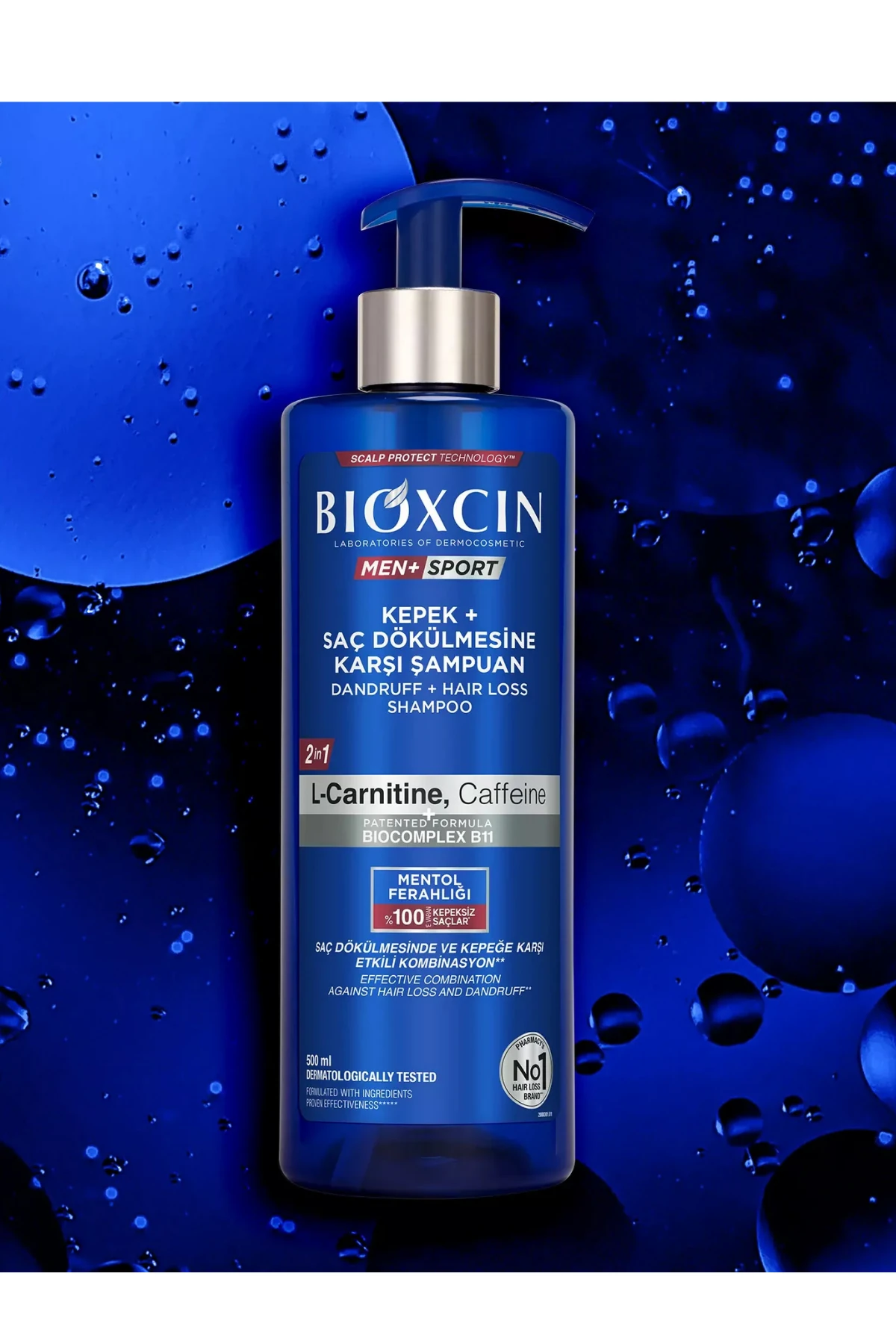 Bioxcin Men Sport Kepek ve Saç Dökülmesine Karşı Şampuan 500 ml