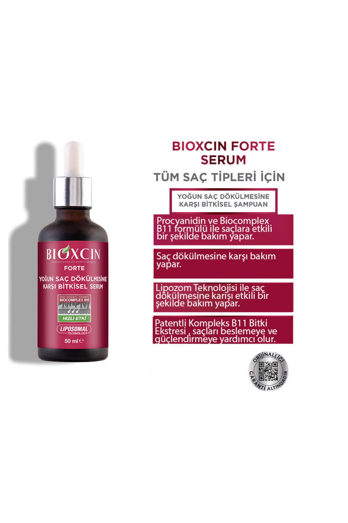 Bioxcin Forte 3lü Saç Serum 3x50ml 