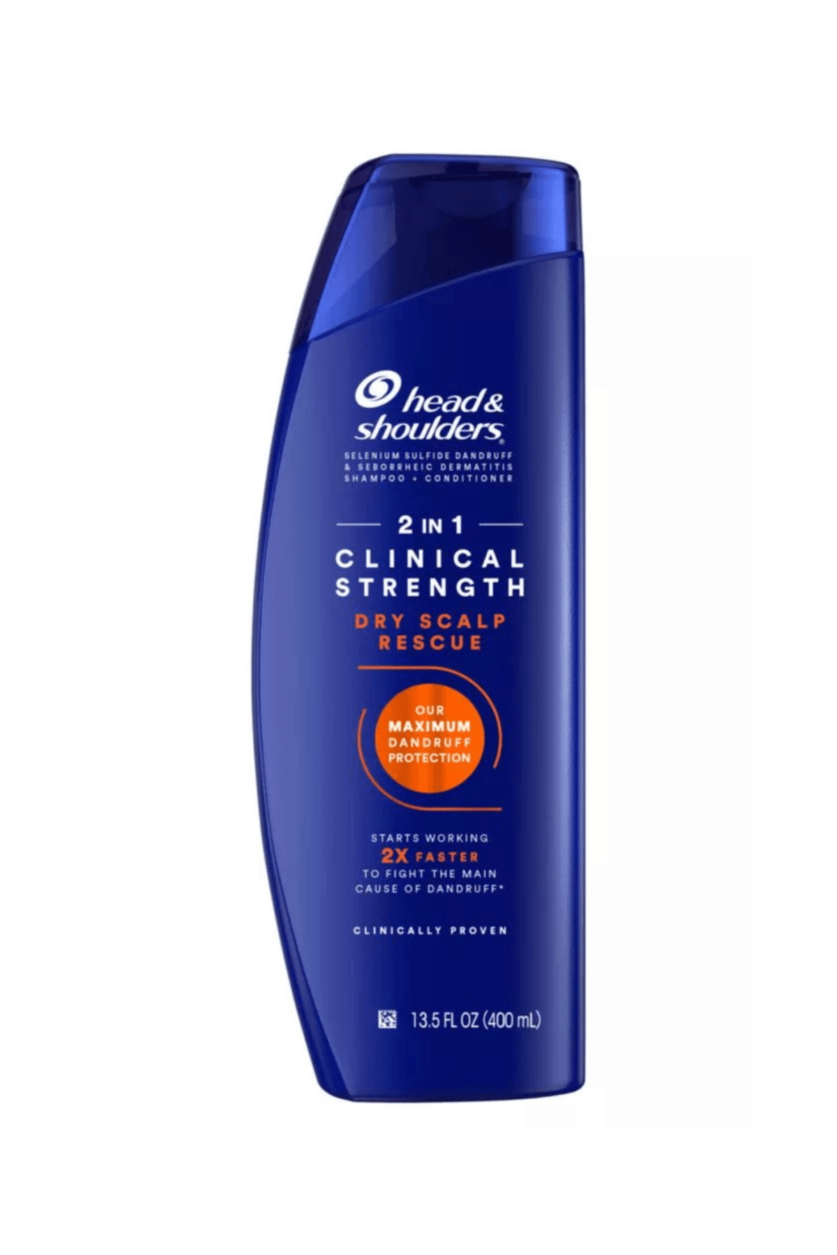 Head & Shoulders 2 ın 1 Clınıcal Strength Dry Scalp Rescue (Kuru Saç Derisi, İnatçı Kepek) 13.5 Oz 400ml