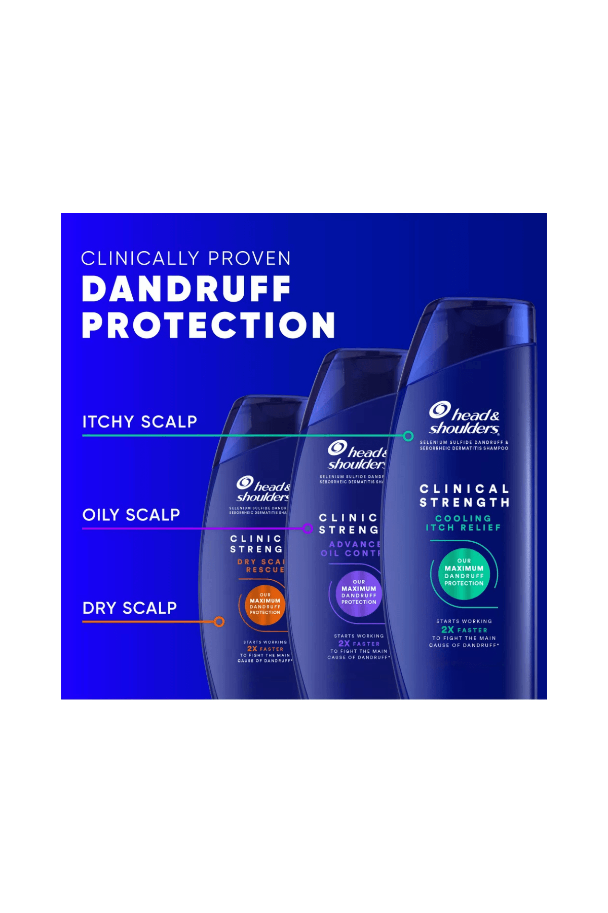 Head & Shoulders Clınıcal Strength Coolıng Itch Relıef (Kaşıntı Giderici) Mandalina Şampuanı 13.5 Oz 400ml