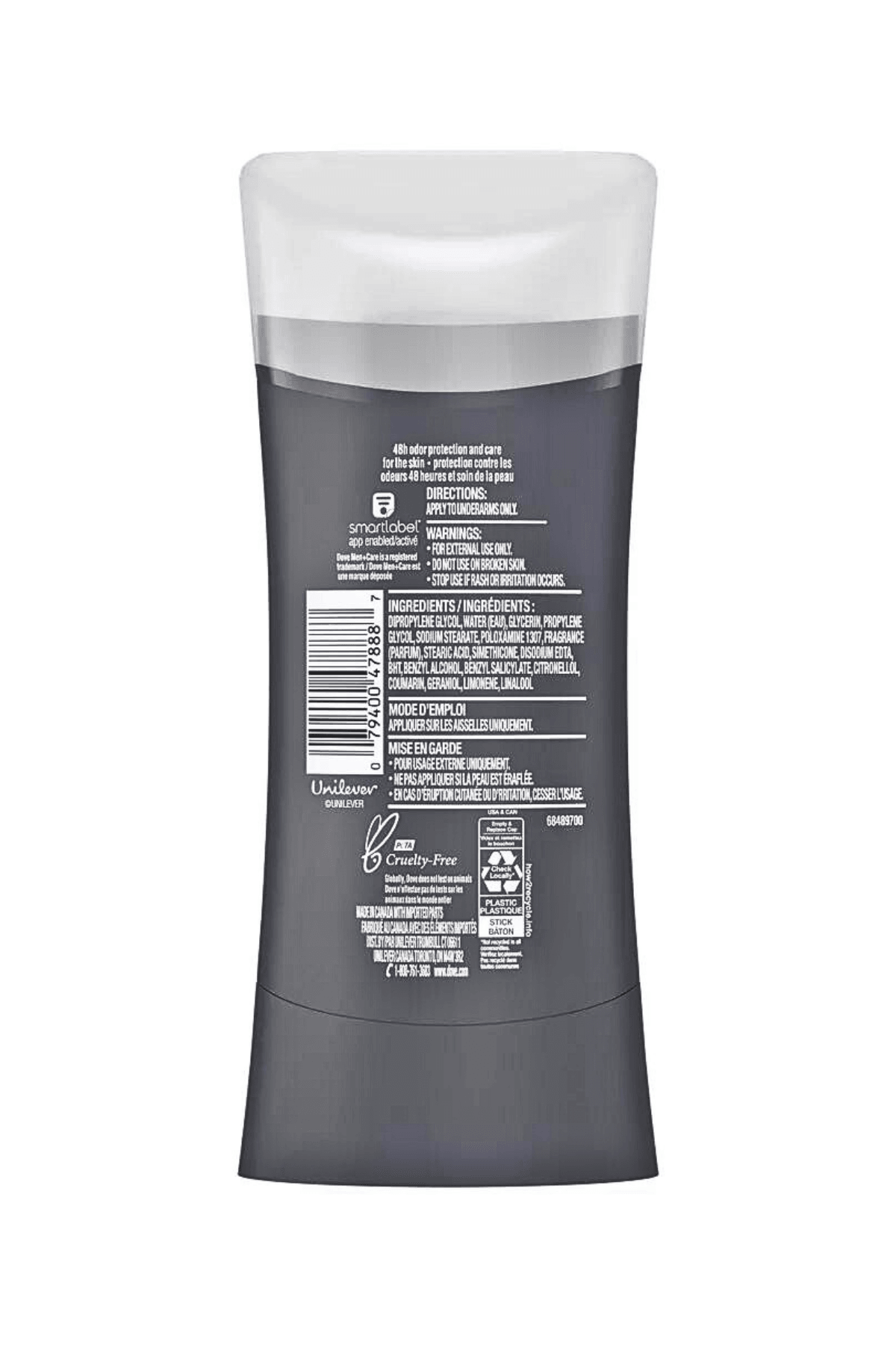 Dove Men+Care 0% Alüminyum Erkek Deodorant Okaliptüs ve Huş Ağacı - 2.6oz 74gr